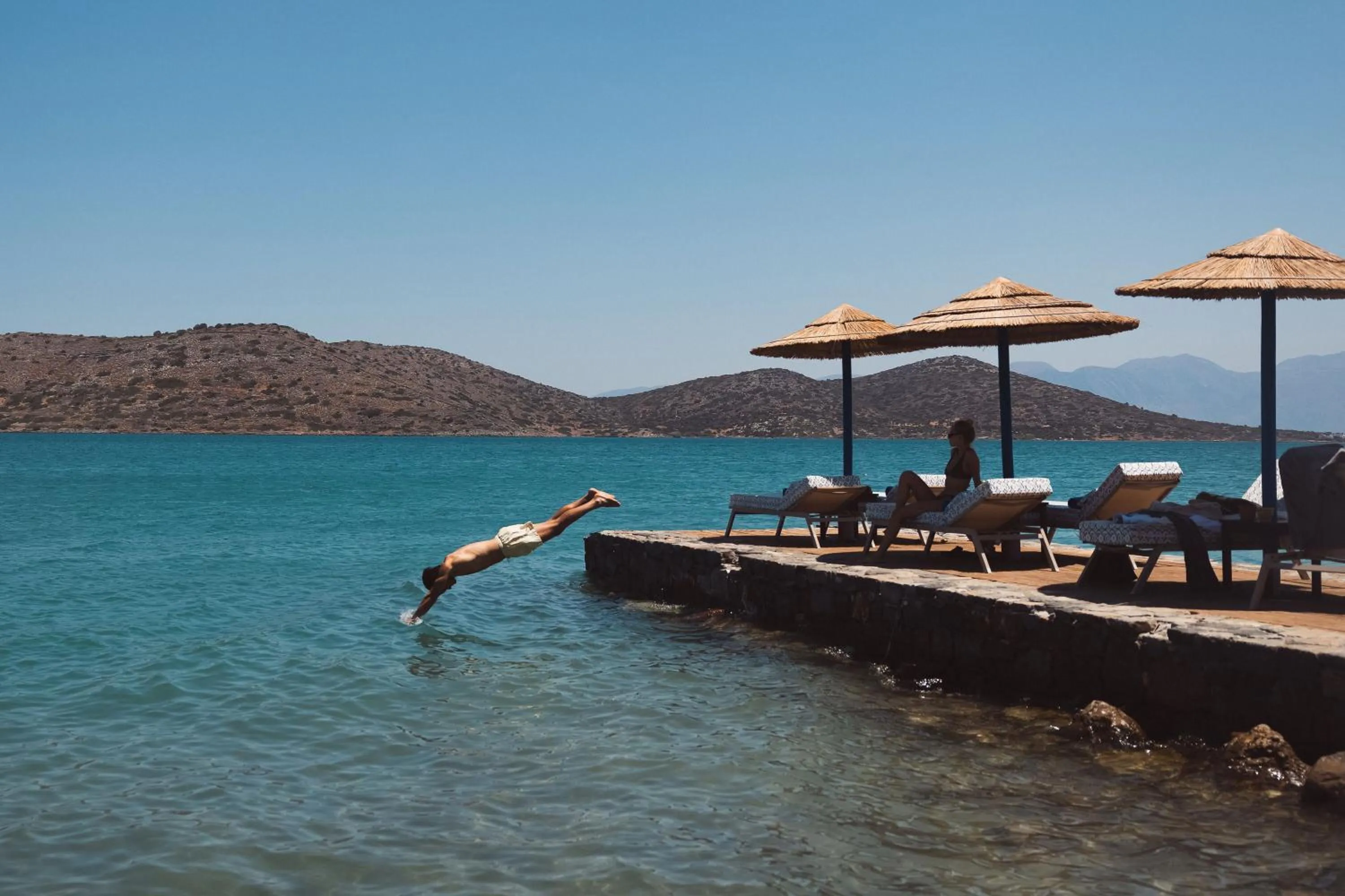 Beach in Domes Aulus Elounda, Adults only, Curio Collection by Hilton
