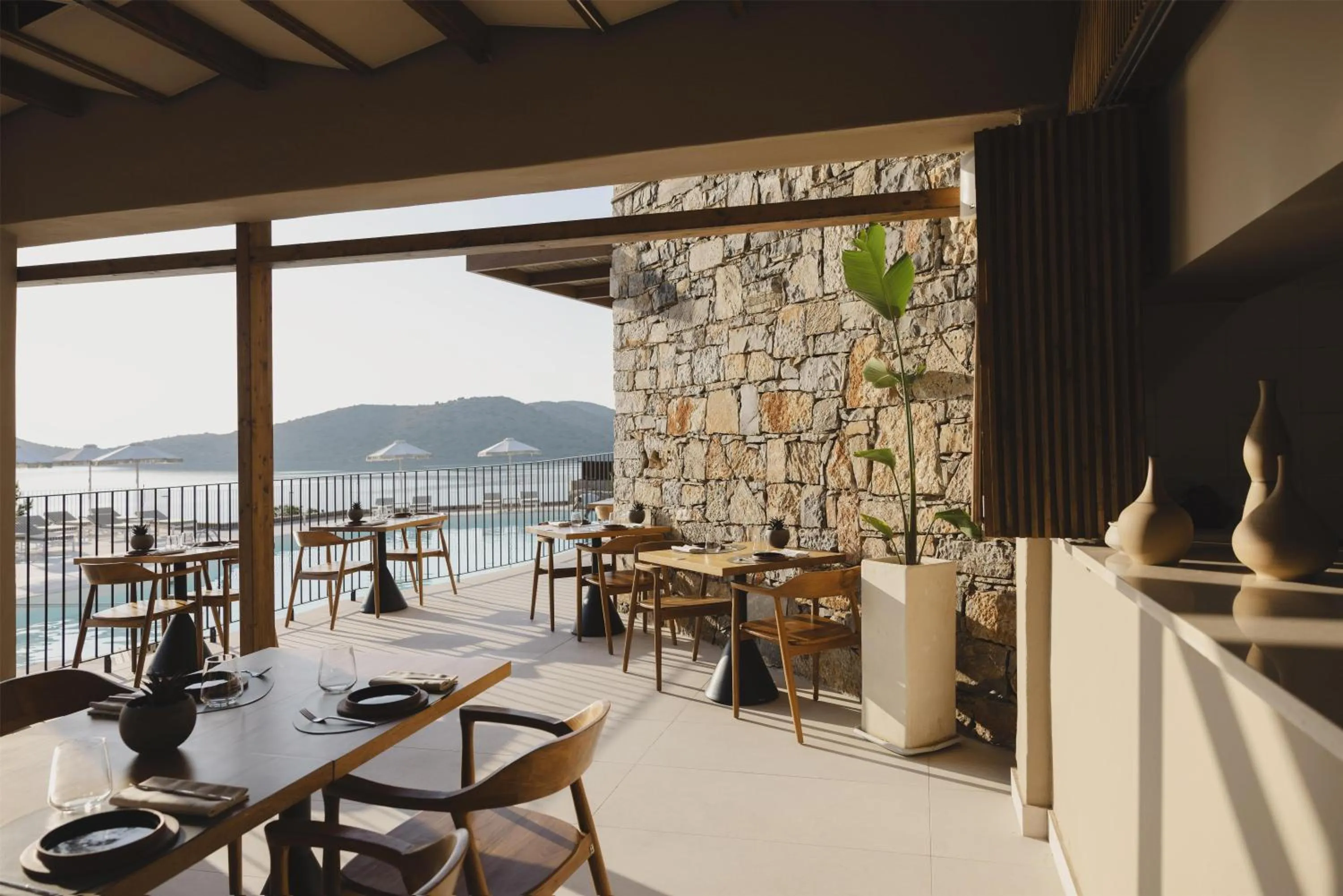 Restaurant/places to eat in Domes Aulus Elounda, Adults only, Curio Collection by Hilton