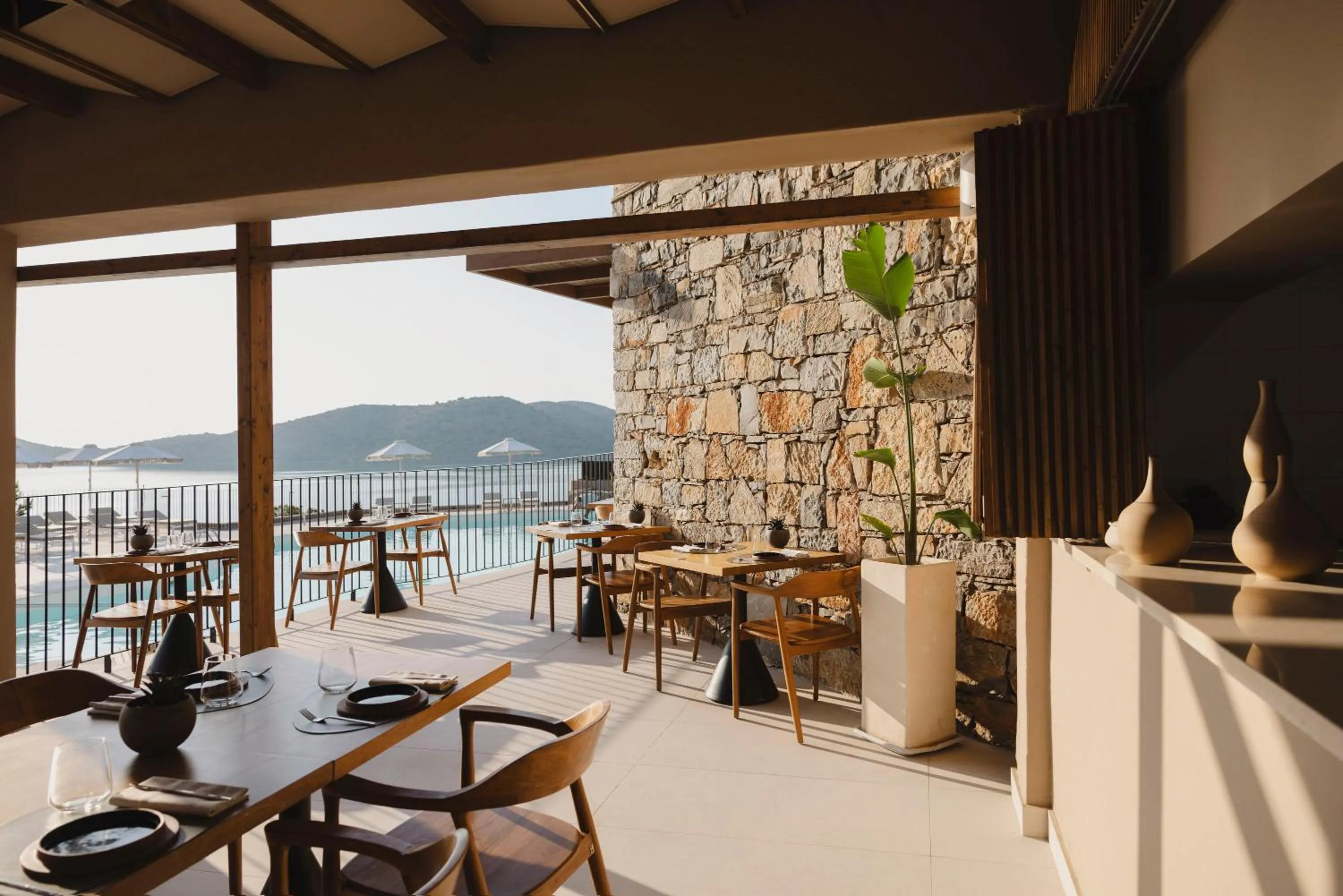 Restaurant/places to eat in Domes Aulus Elounda, Adults only, Curio Collection by Hilton