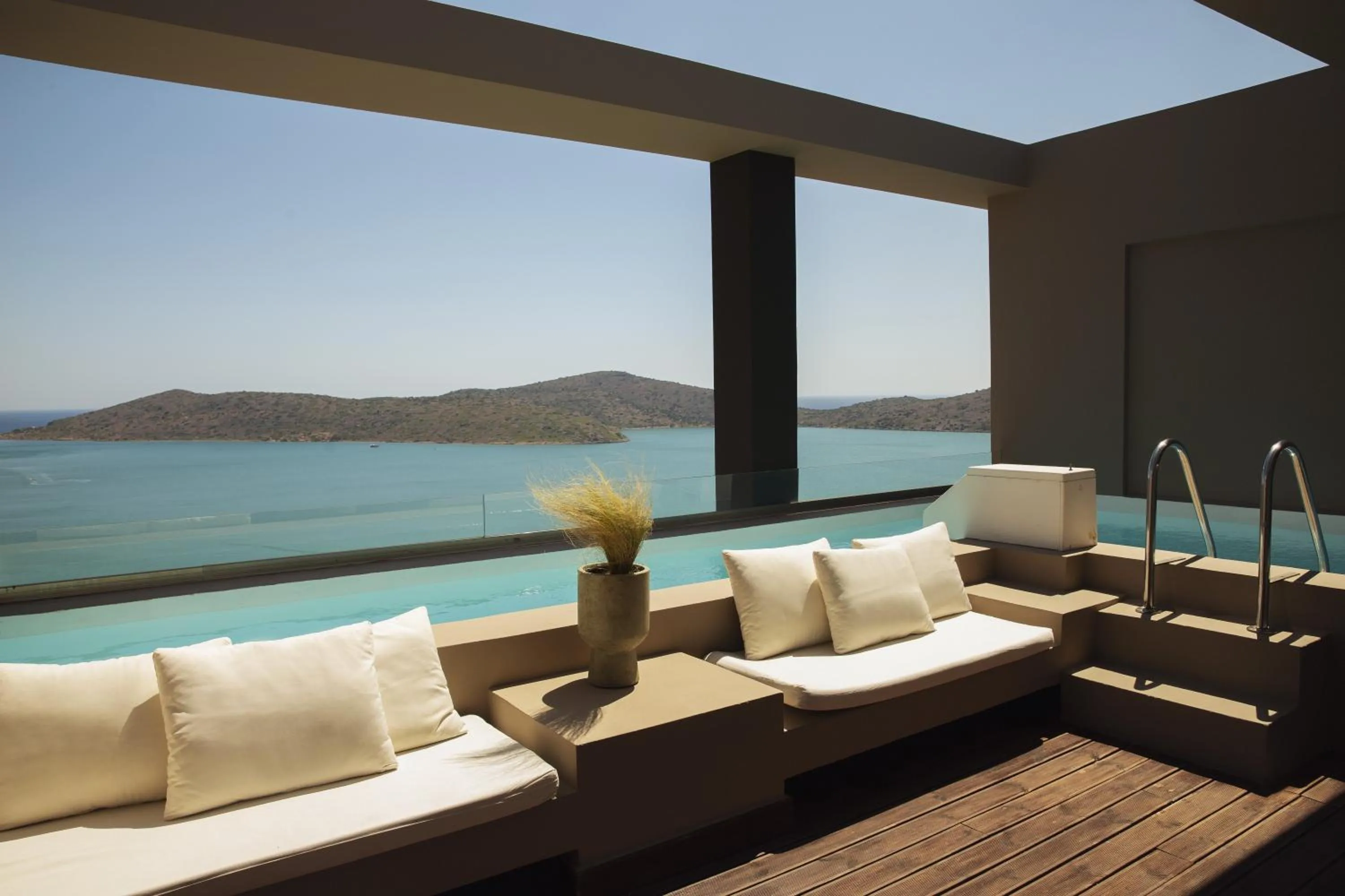 Sea view in Domes Aulus Elounda, Adults only, Curio Collection by Hilton