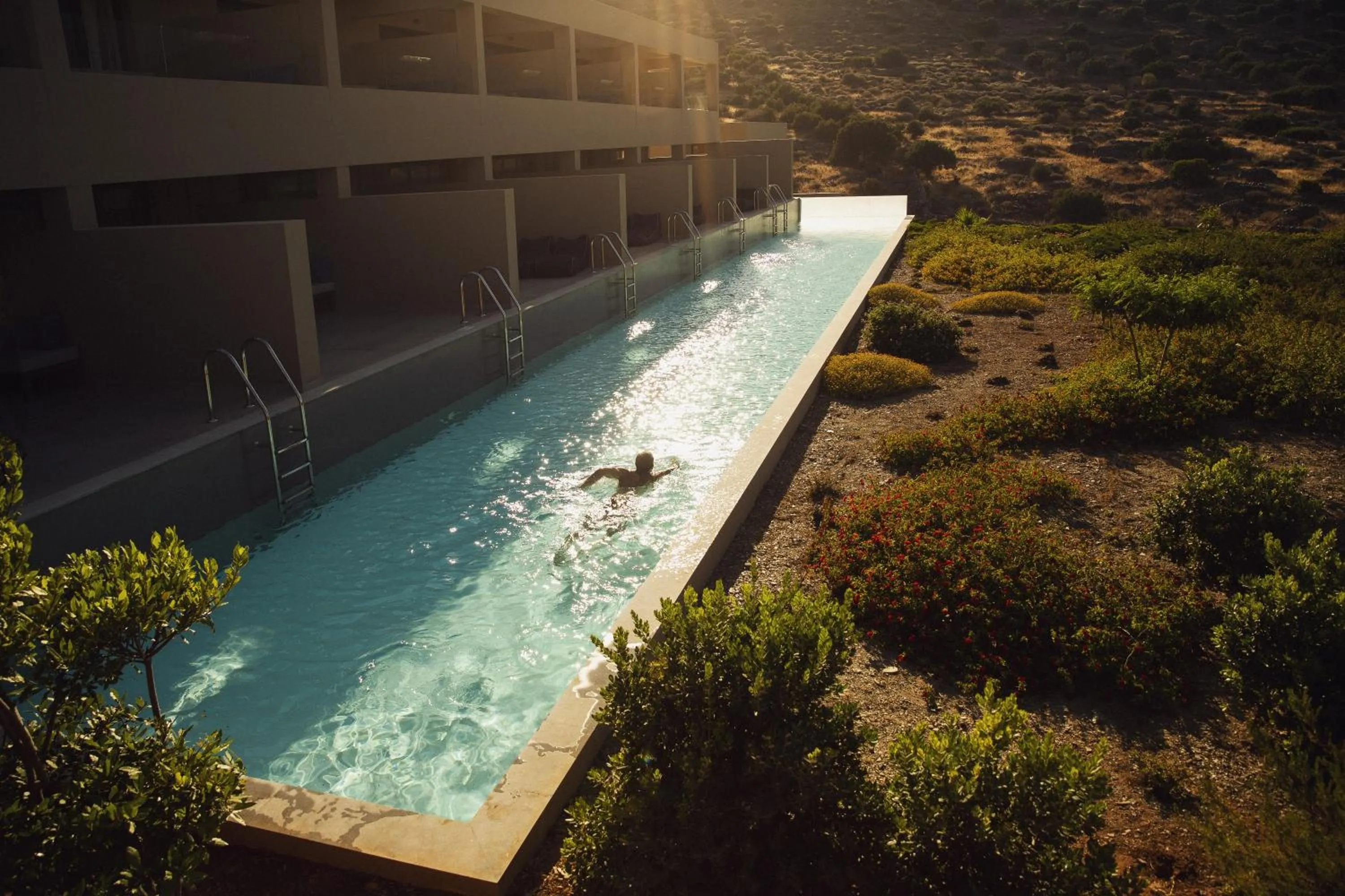 Pool view in Domes Aulus Elounda, Adults only, Curio Collection by Hilton