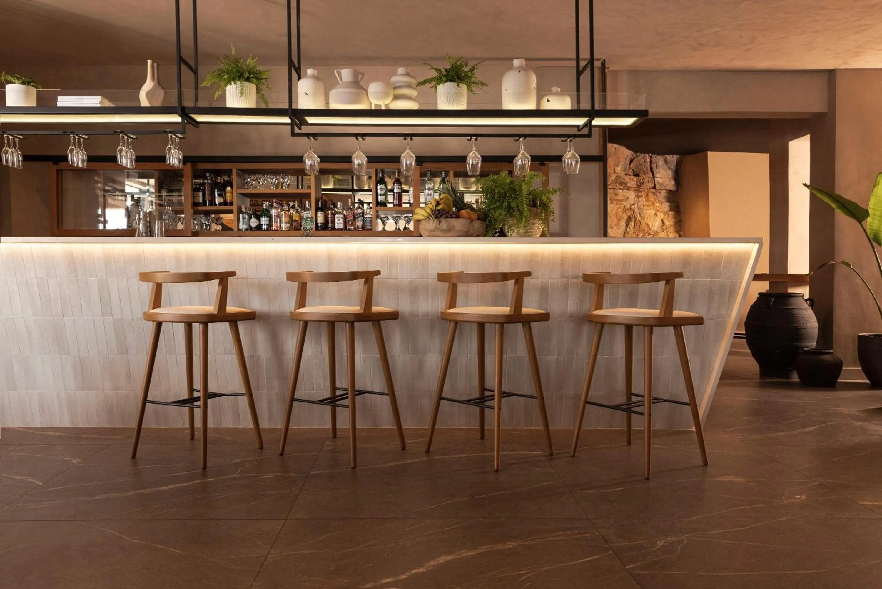 Lounge or bar in Domes Aulus Elounda, Adults only, Curio Collection by Hilton