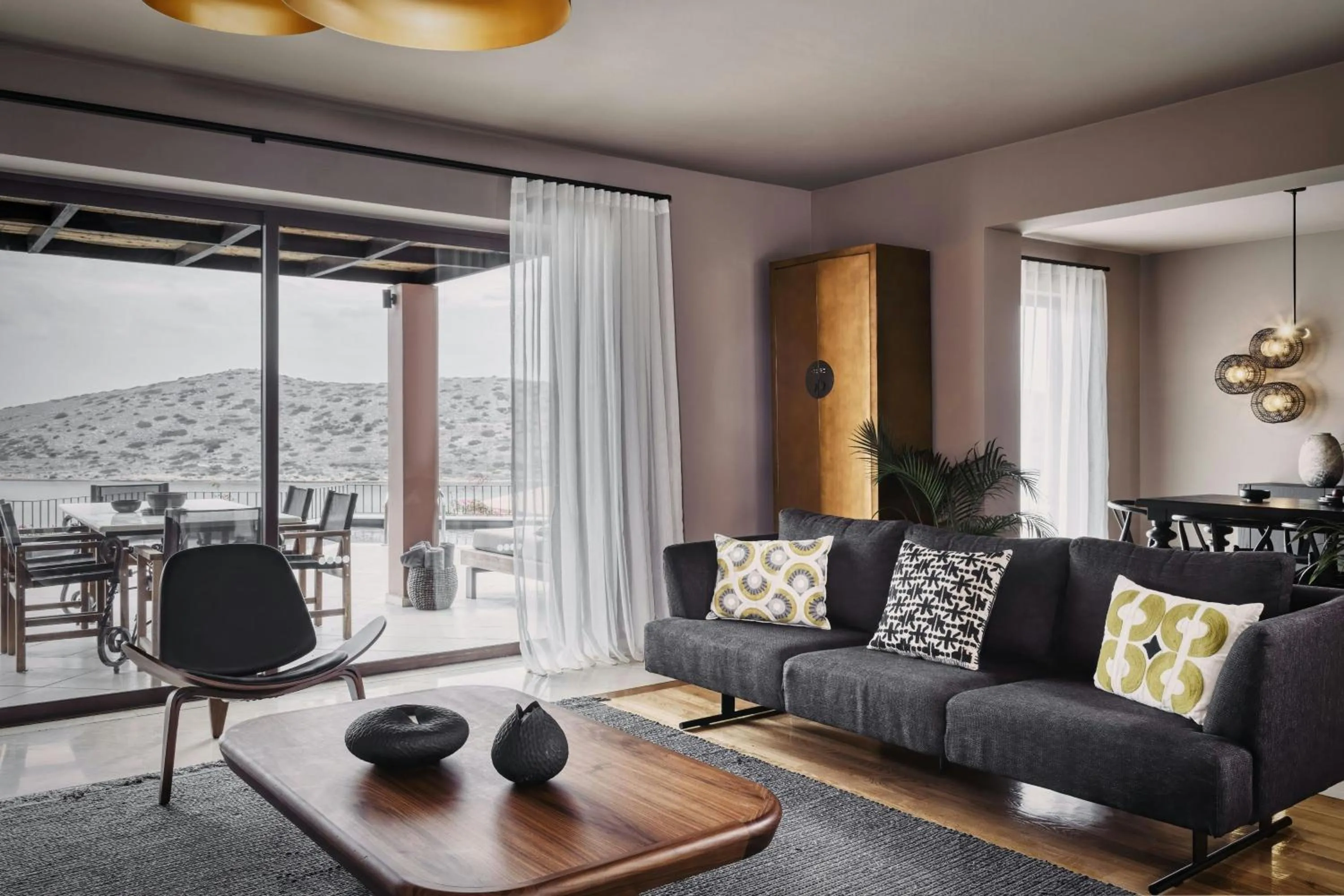 Living room in Domes of Elounda, Autograph Collection