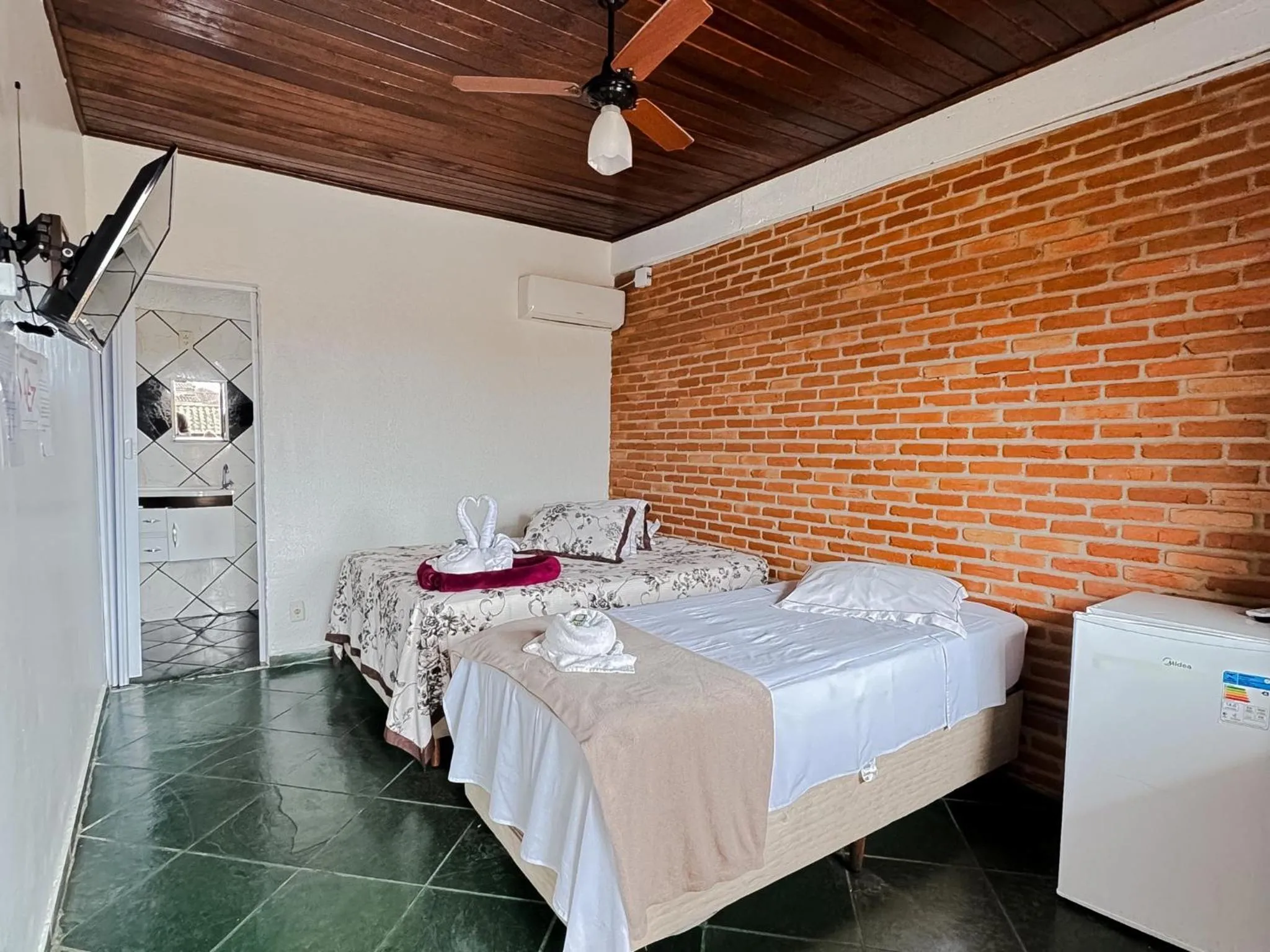 Bed in Pousada Maravista
