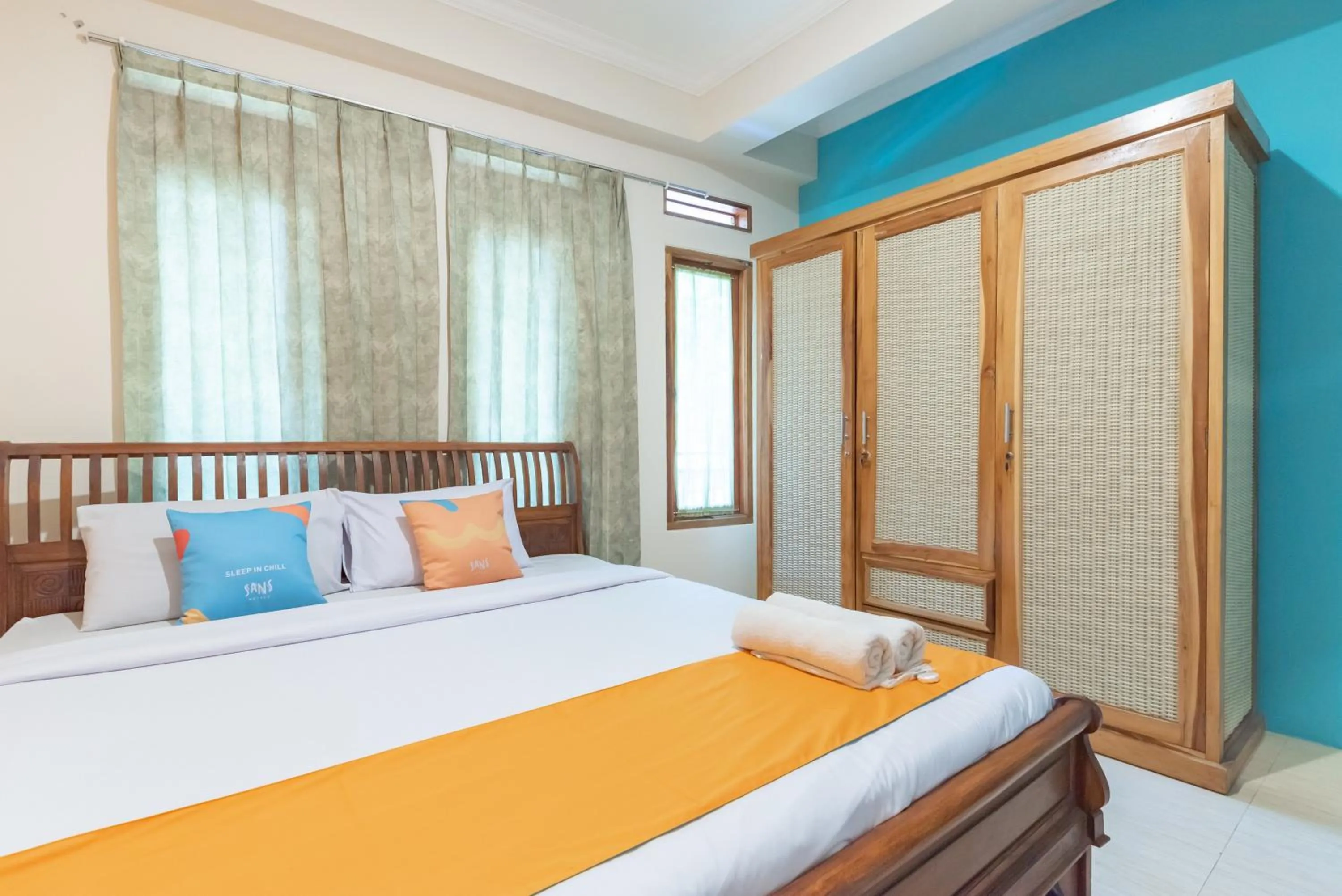 Bedroom, Bed in Sans Stay Skyland Pasteur Bandung