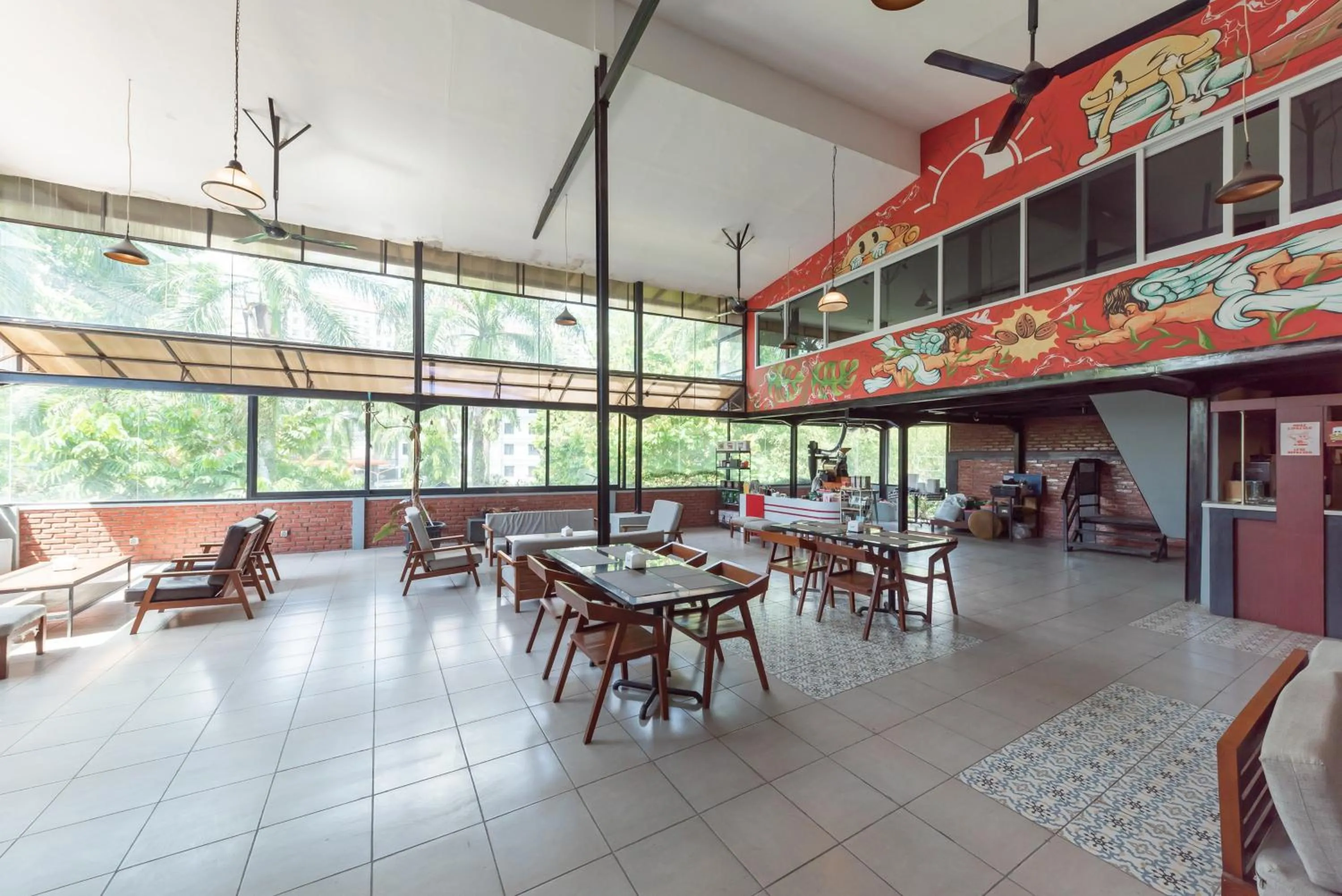 Restaurant/places to eat in Sans Stay Skyland Pasteur Bandung