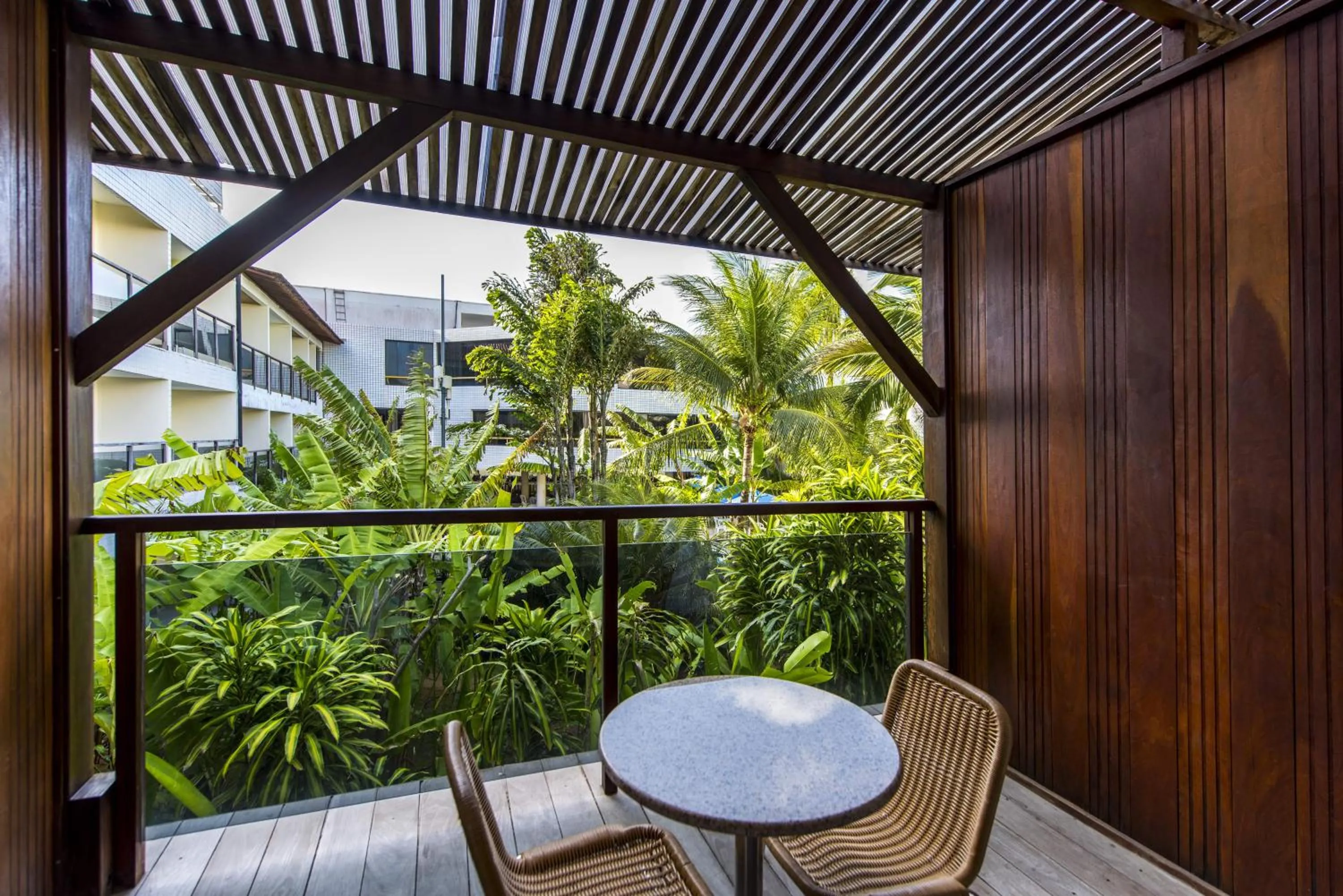 Balcony/Terrace in Praiamar Natal Hotel & Convention