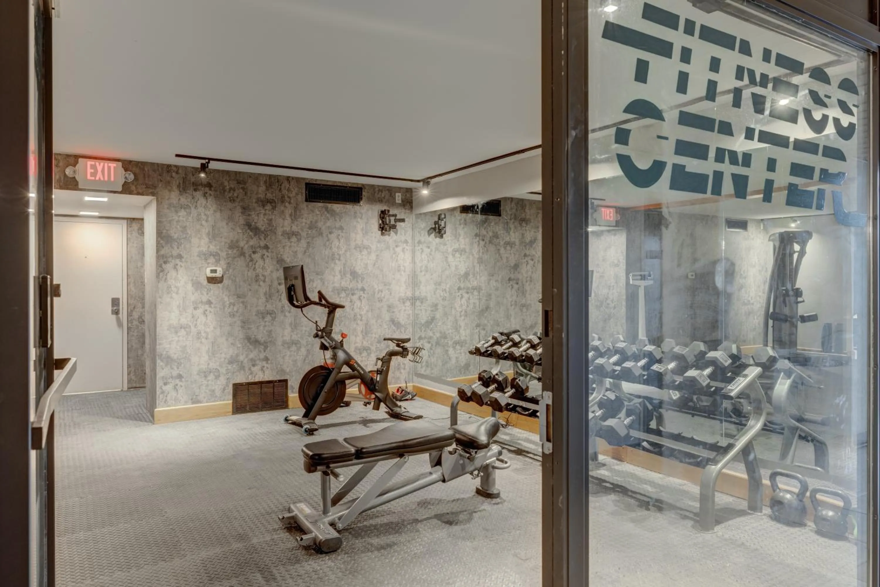 Fitness centre/facilities in Riverside Hotel