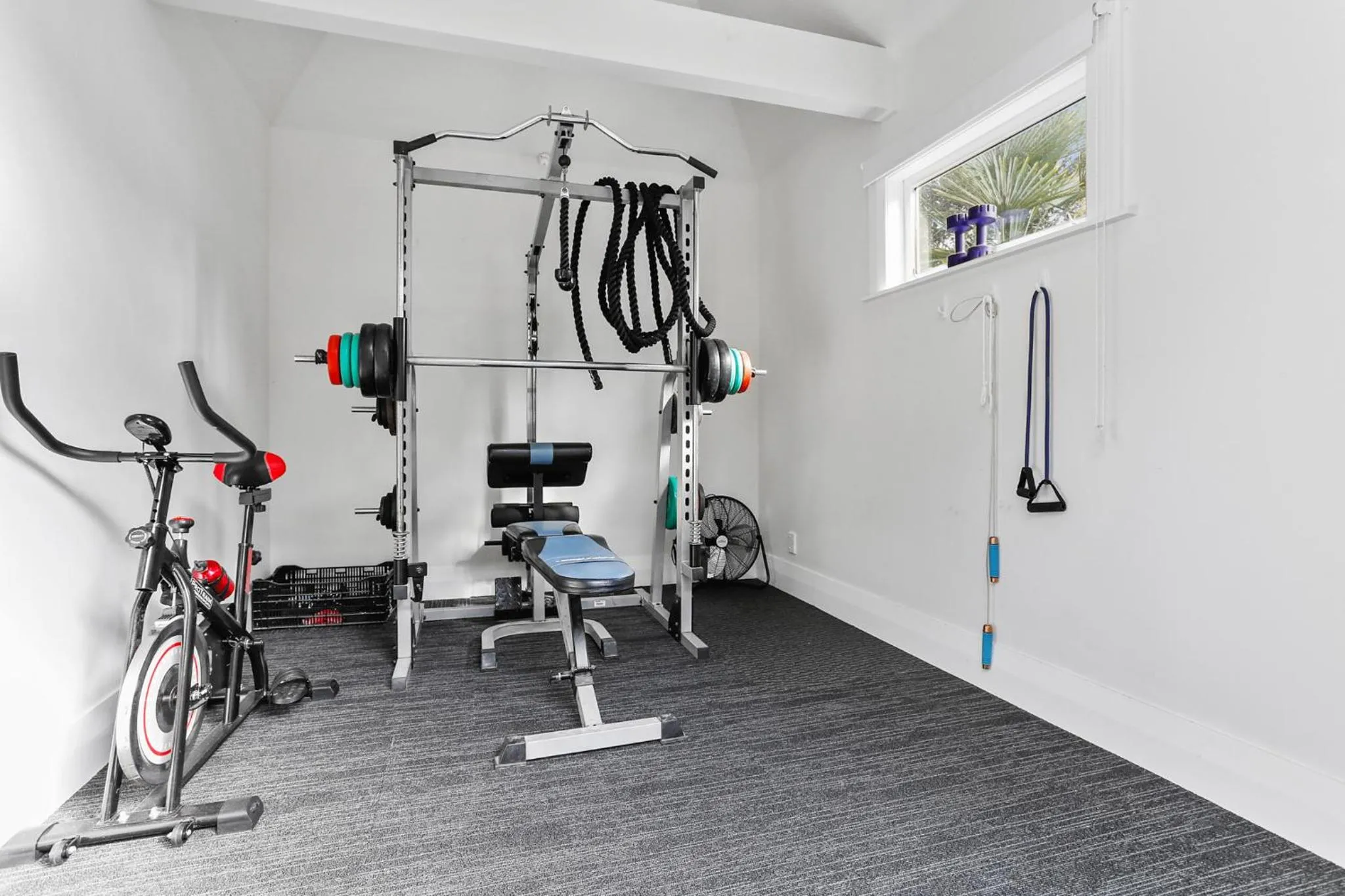 Fitness centre/facilities in Freemans Bay Home by Urban Rest