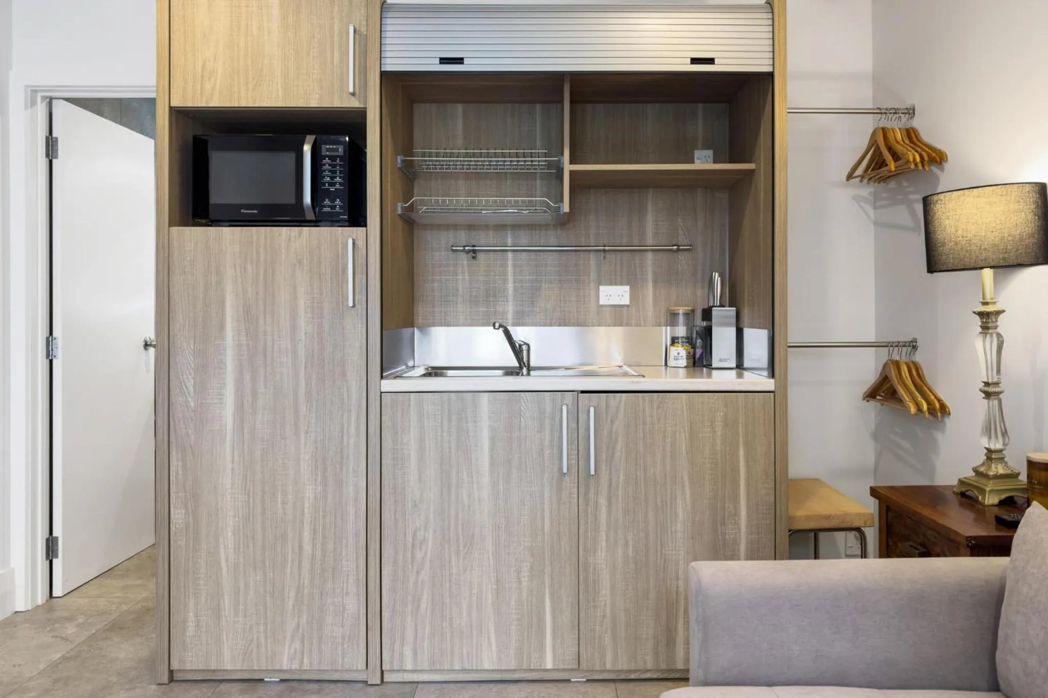 Kitchen or kitchenette in Freemans Bay Home by Urban Rest
