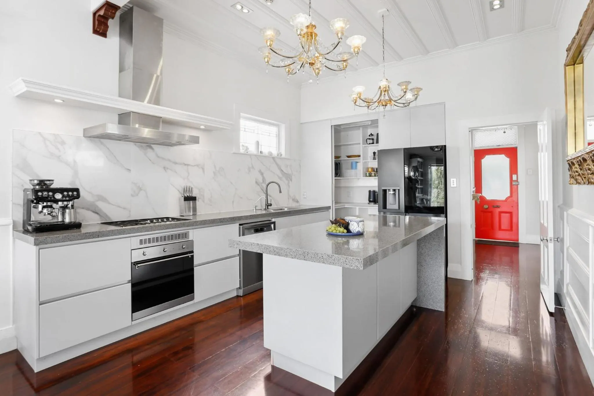 Kitchen or kitchenette in Freemans Bay Home by Urban Rest