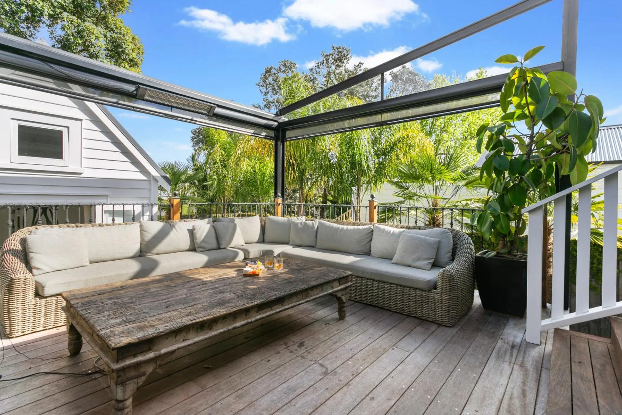 Balcony/Terrace in Freemans Bay Home by Urban Rest