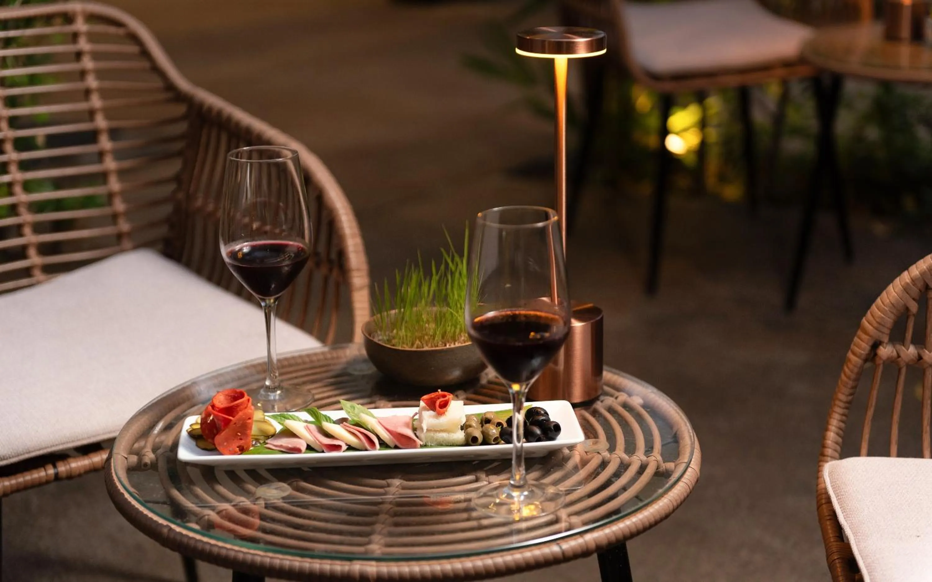 Restaurant/places to eat in The Calm Oasis