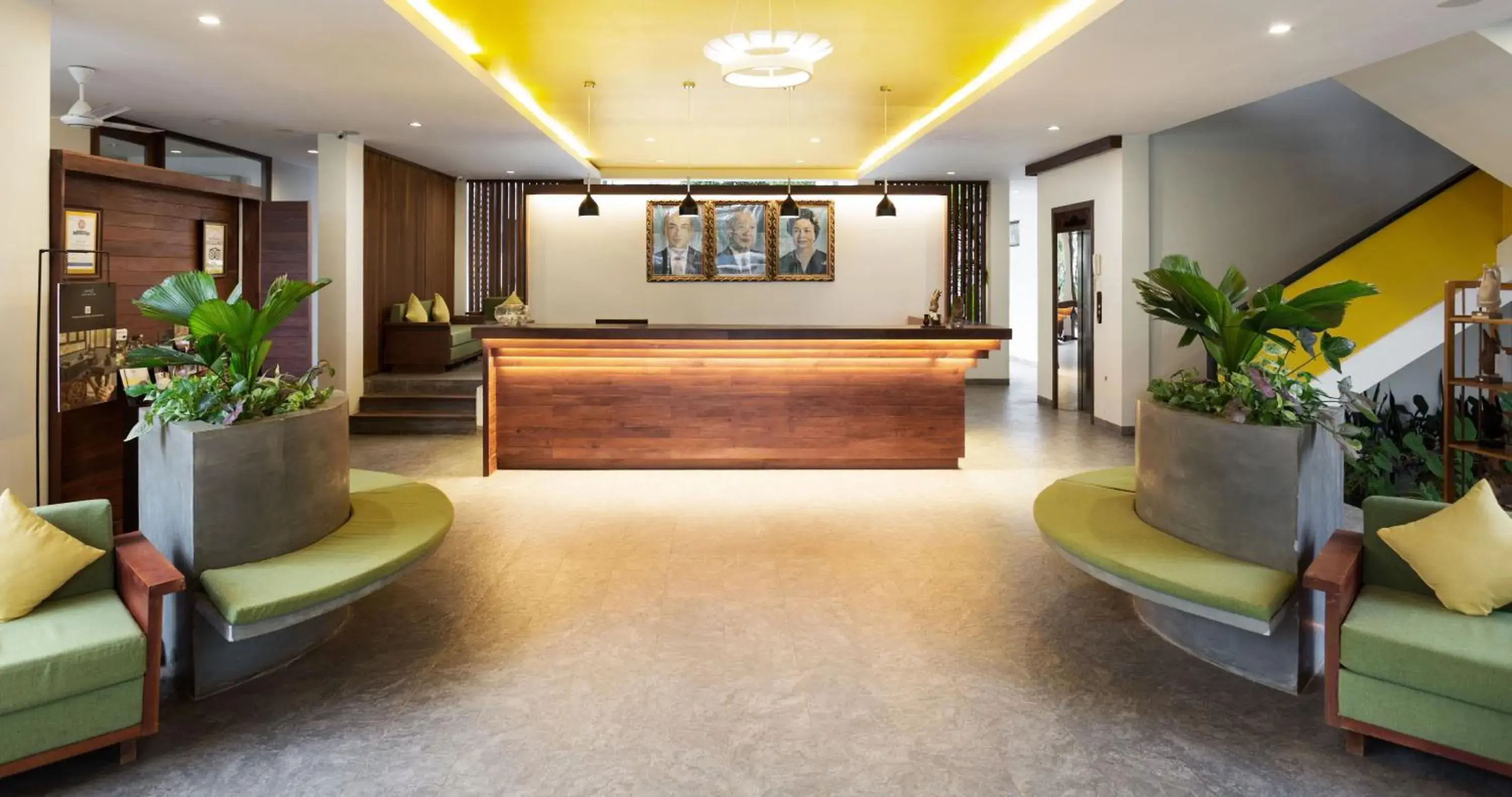 Lobby or reception in The Calm Oasis Lobby or reception in The Calm Oasis