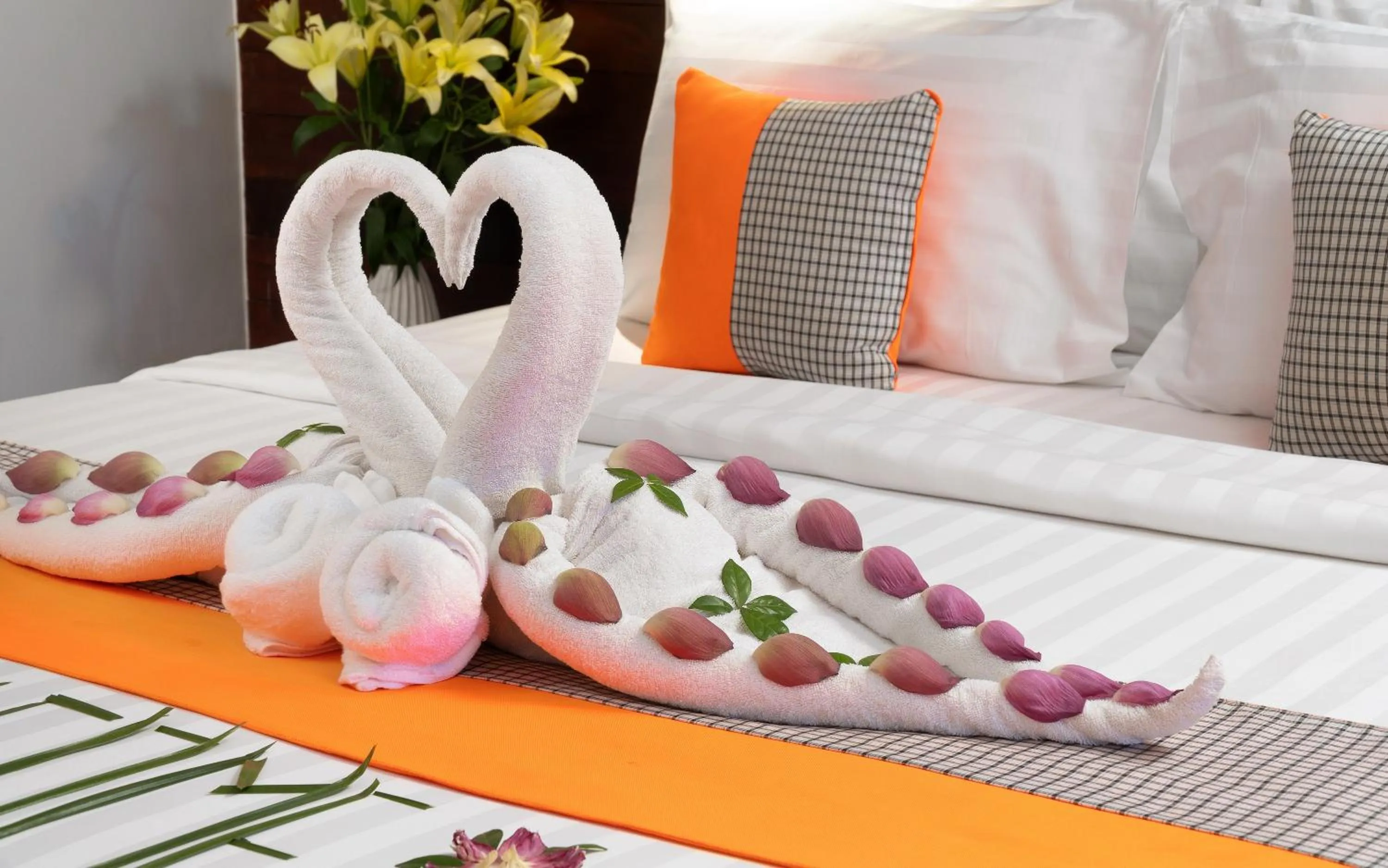 Bed in The Calm Oasis