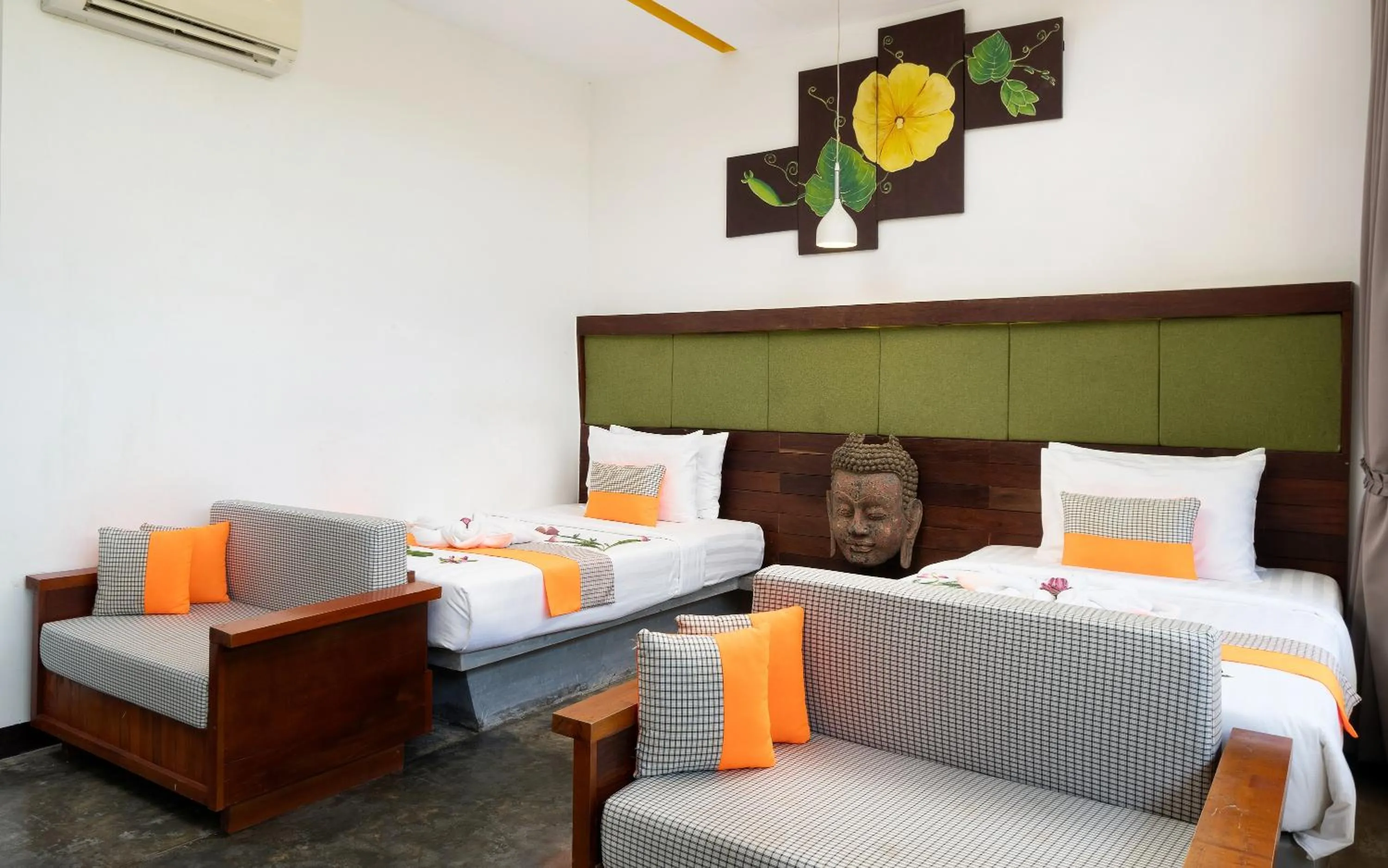 Bed in The Calm Oasis