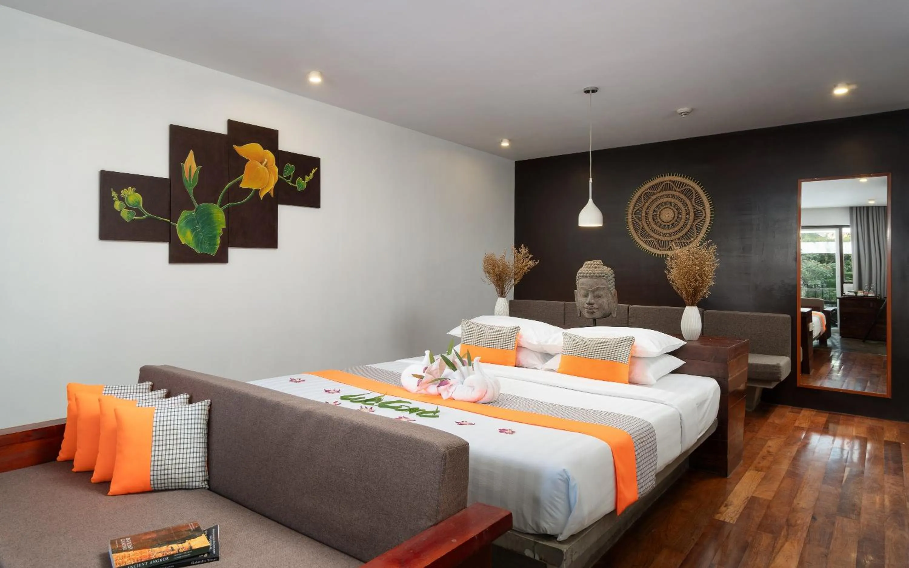 Bed in The Calm Oasis