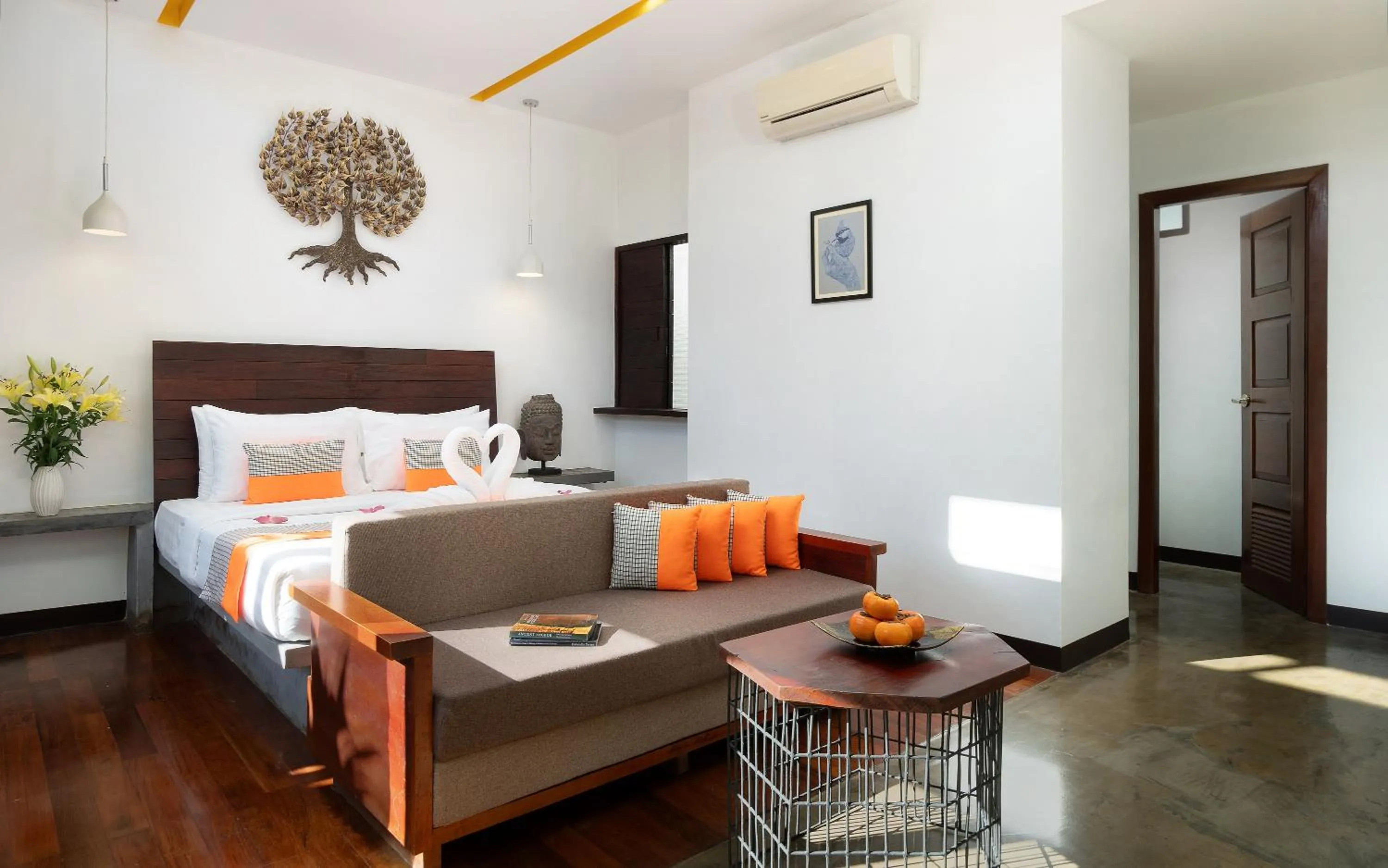 Bed in The Calm Oasis