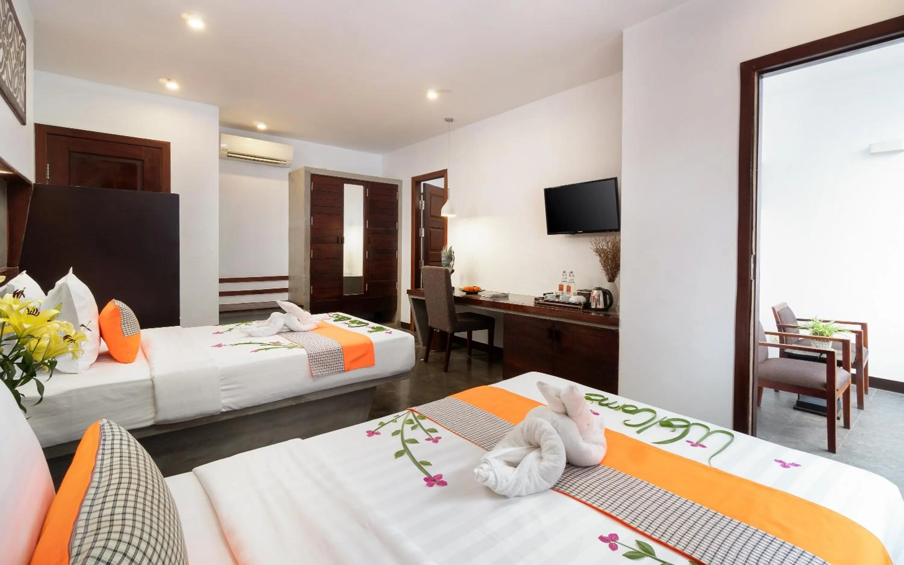 Bed in The Calm Oasis