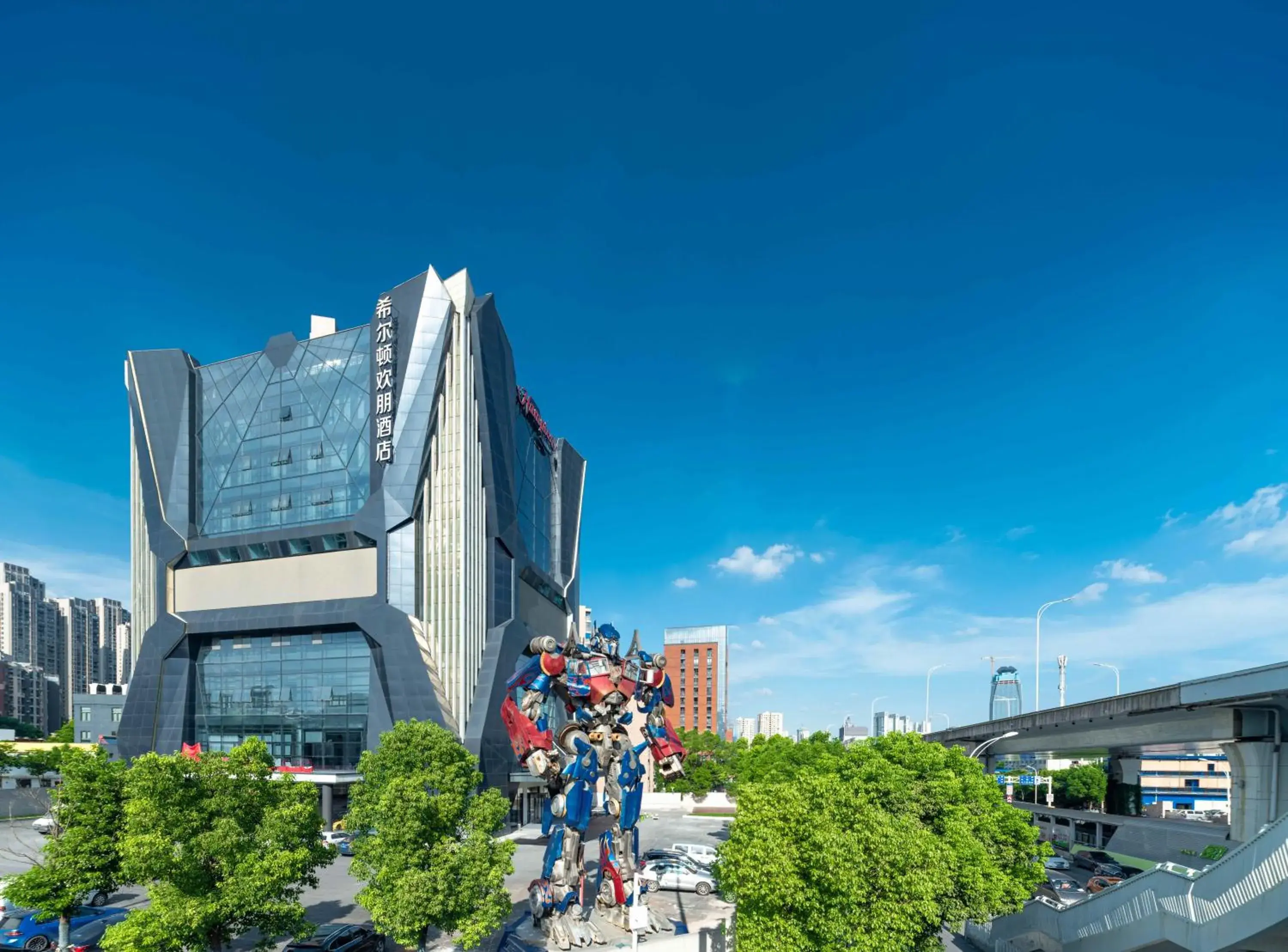 City view in Hilton Hotel by Hampton Wuhan Zhongnan Street Branch City view in Hilton Hotel by Hampton Wuhan Zhongnan Street Branch