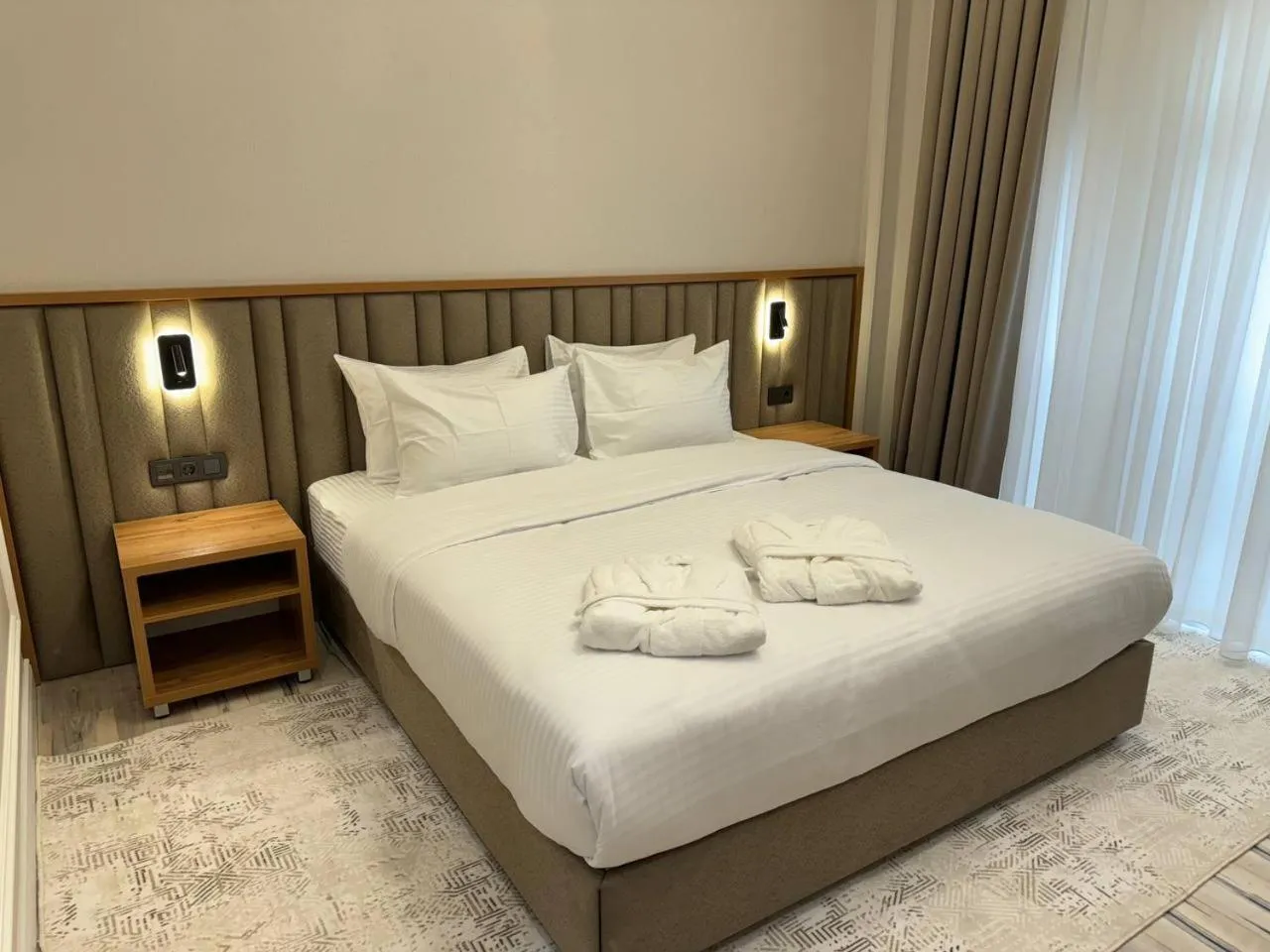 Bed in Baden-Baden Hotel Tashkent