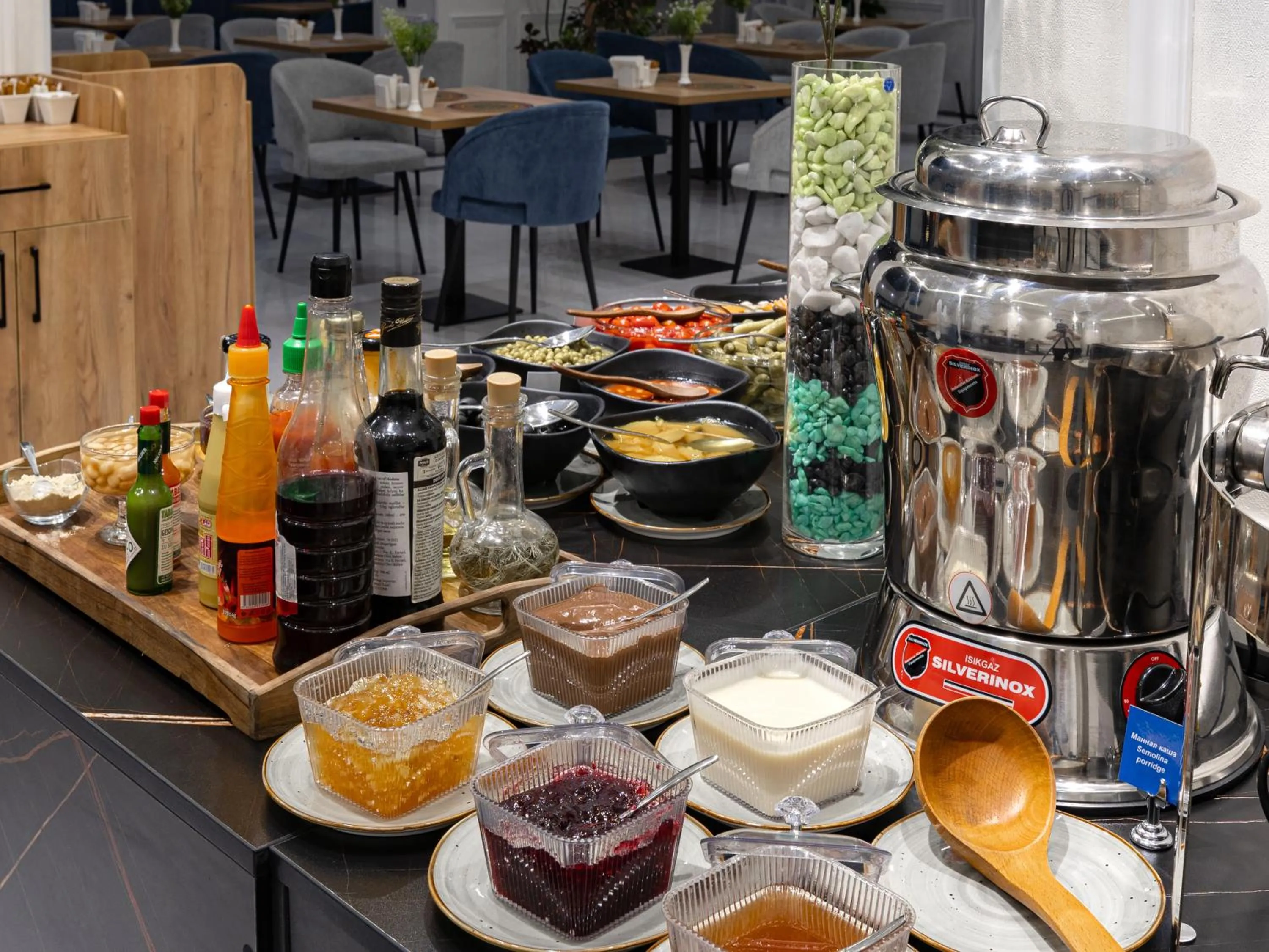 Buffet breakfast in Baden-Baden Hotel Tashkent