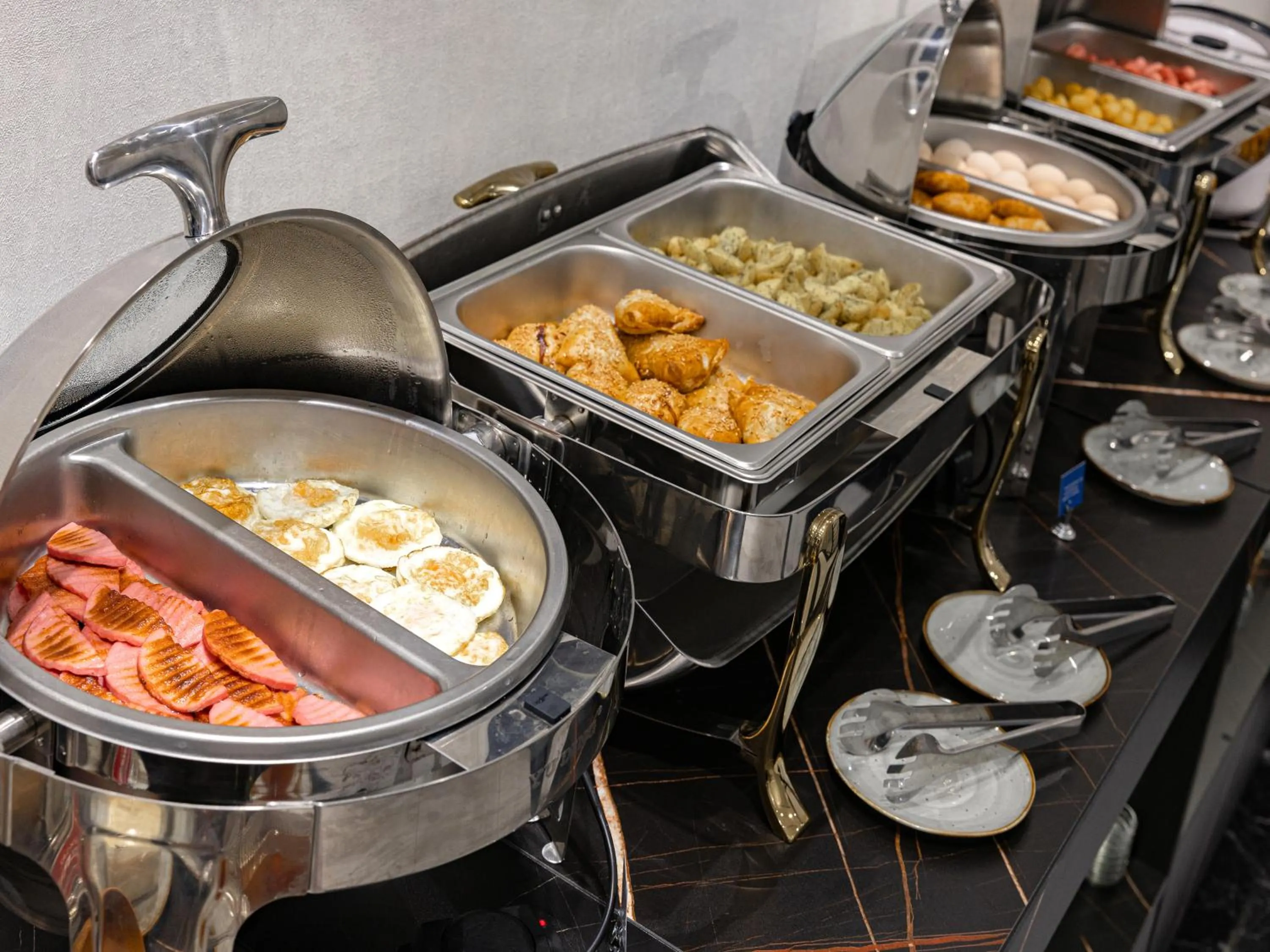 Buffet breakfast in Baden-Baden Hotel Tashkent