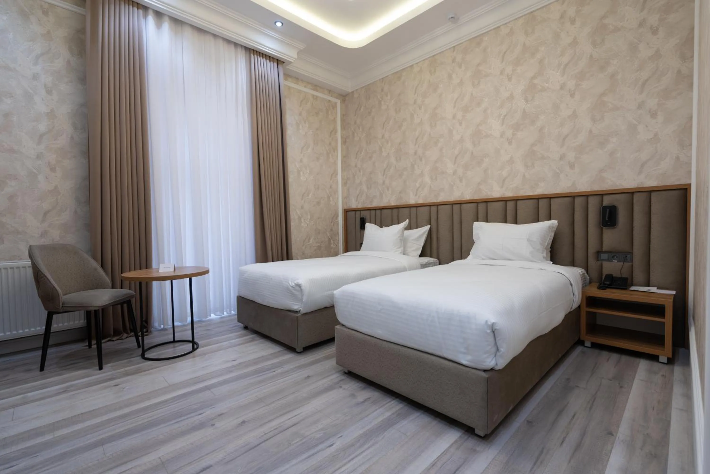 Bed in Baden-Baden Hotel Tashkent