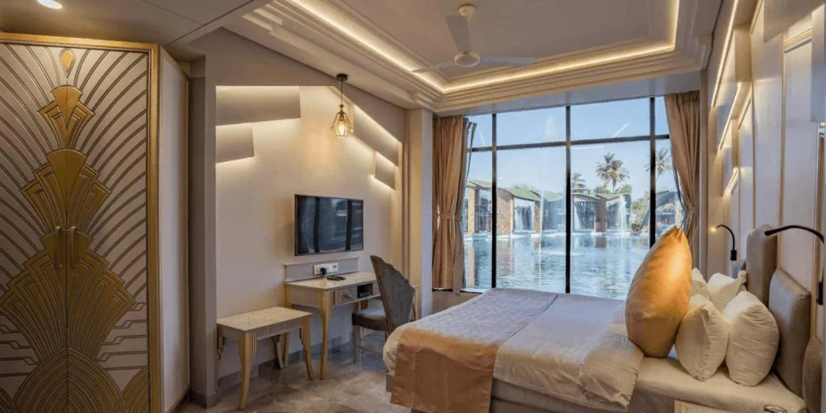 Photo of the whole room, Bed in Neonz Resort & Club