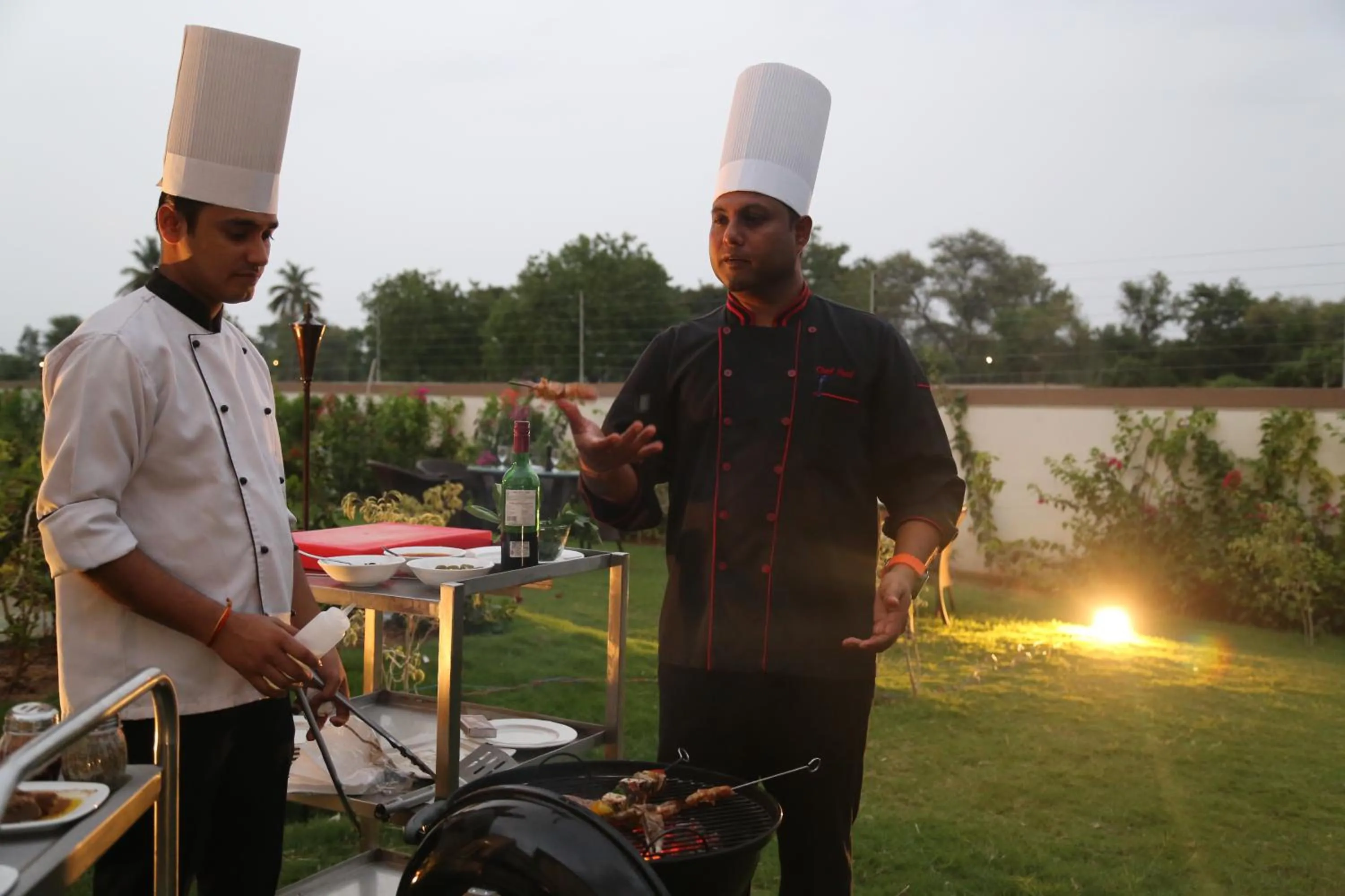 BBQ facilities in Neonz Resort & Club
