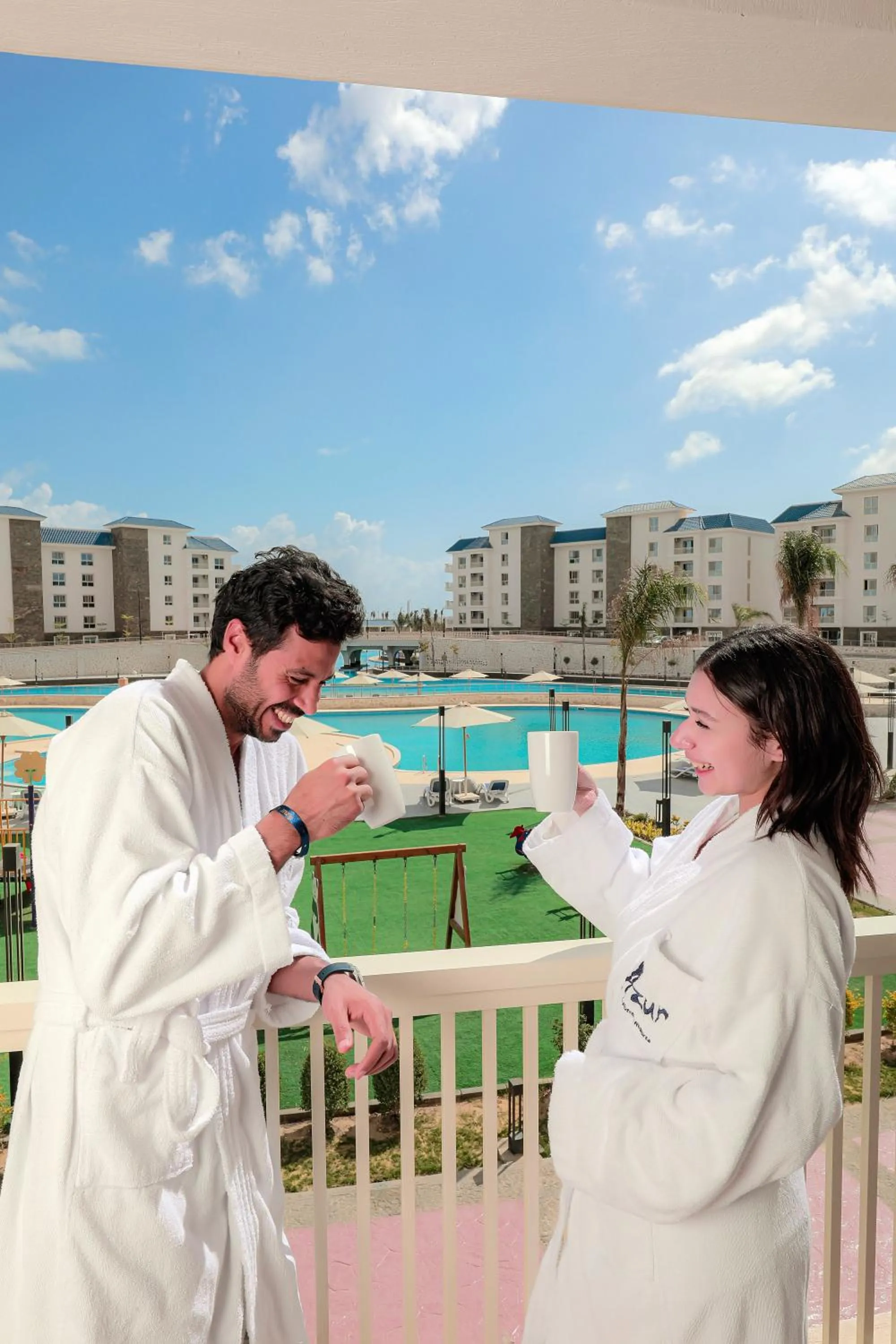Balcony/Terrace in Azur One Eleven Hotel Alamein
