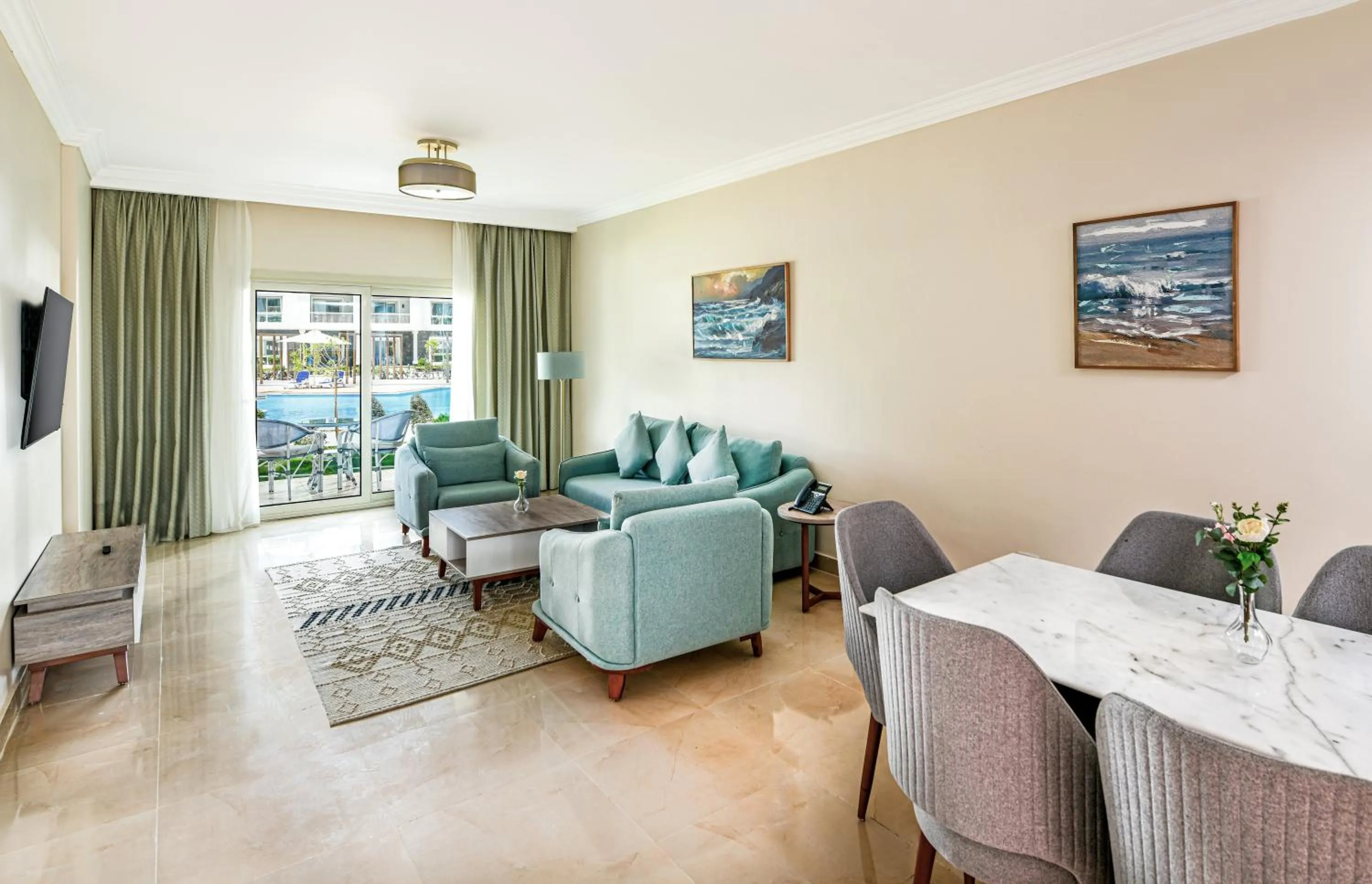 Living room in Azur One Eleven Hotel Alamein