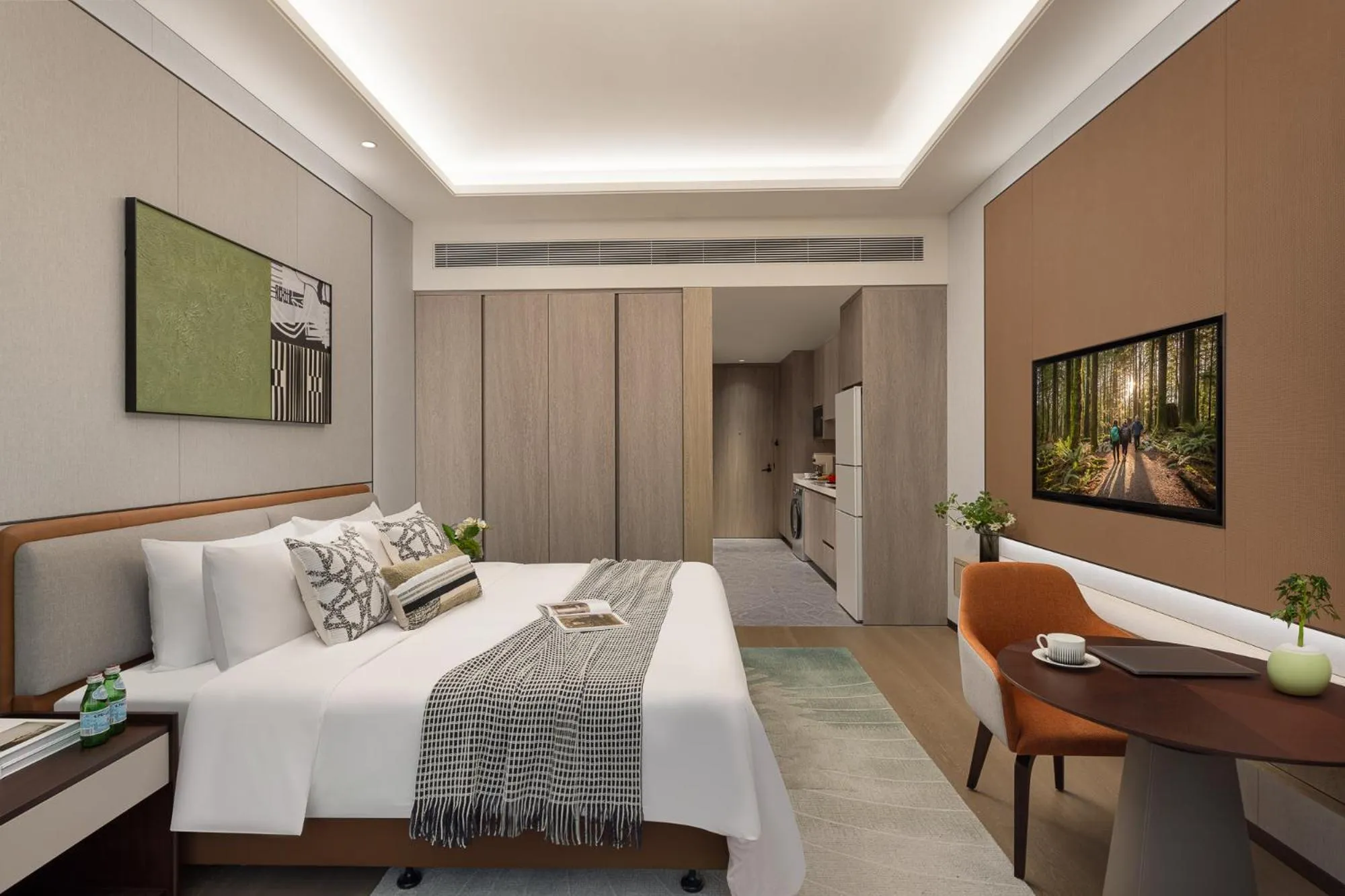 Bedroom, Bed in Somerset QPlex Shenzhen