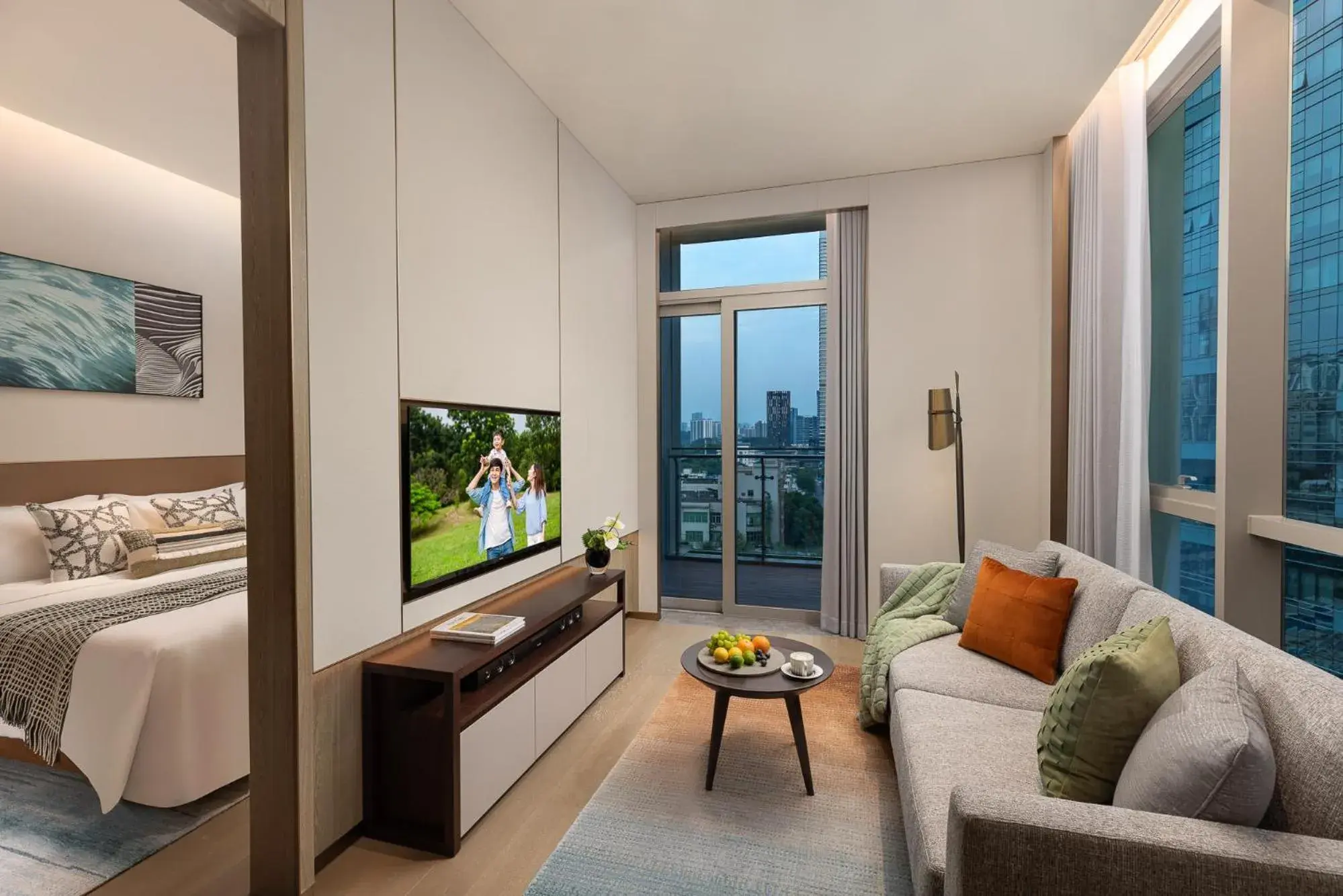 Studio with Balcony in Somerset QPlex Shenzhen Studio with Balcony in Somerset QPlex Shenzhen