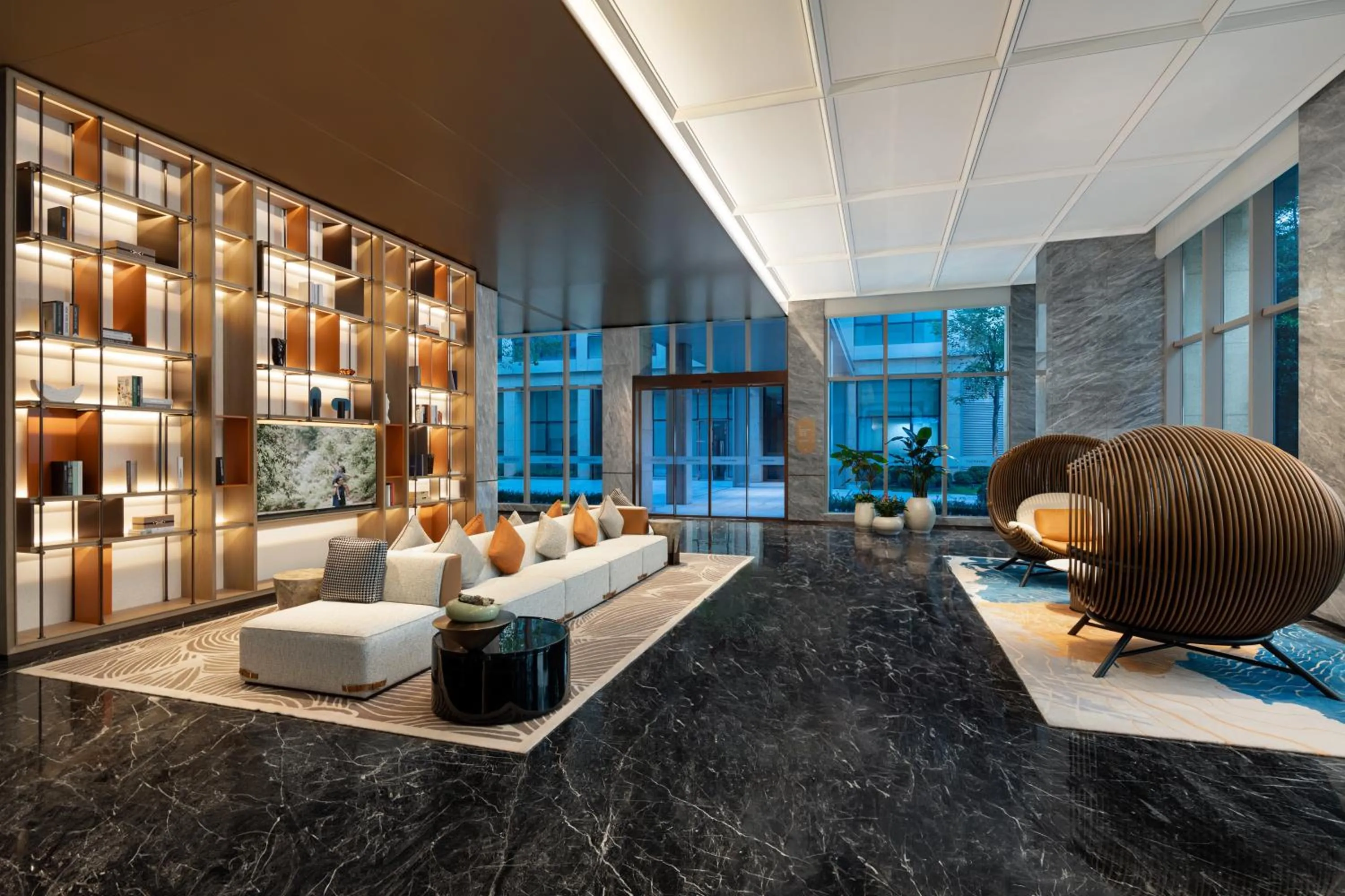 Lobby or reception in Somerset QPlex Shenzhen