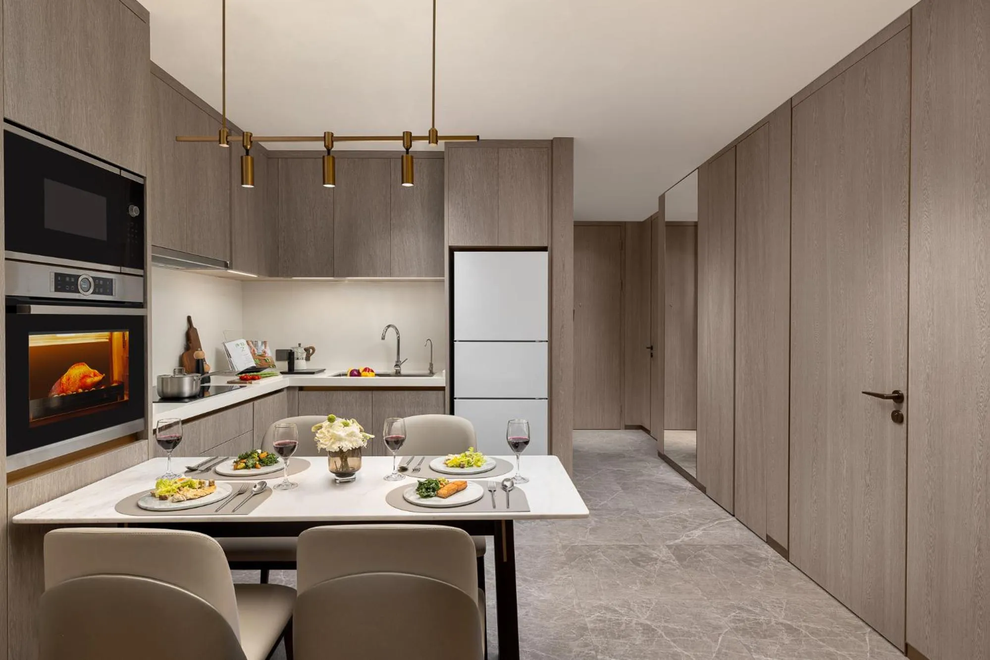 Kitchen or kitchenette in Somerset QPlex Shenzhen