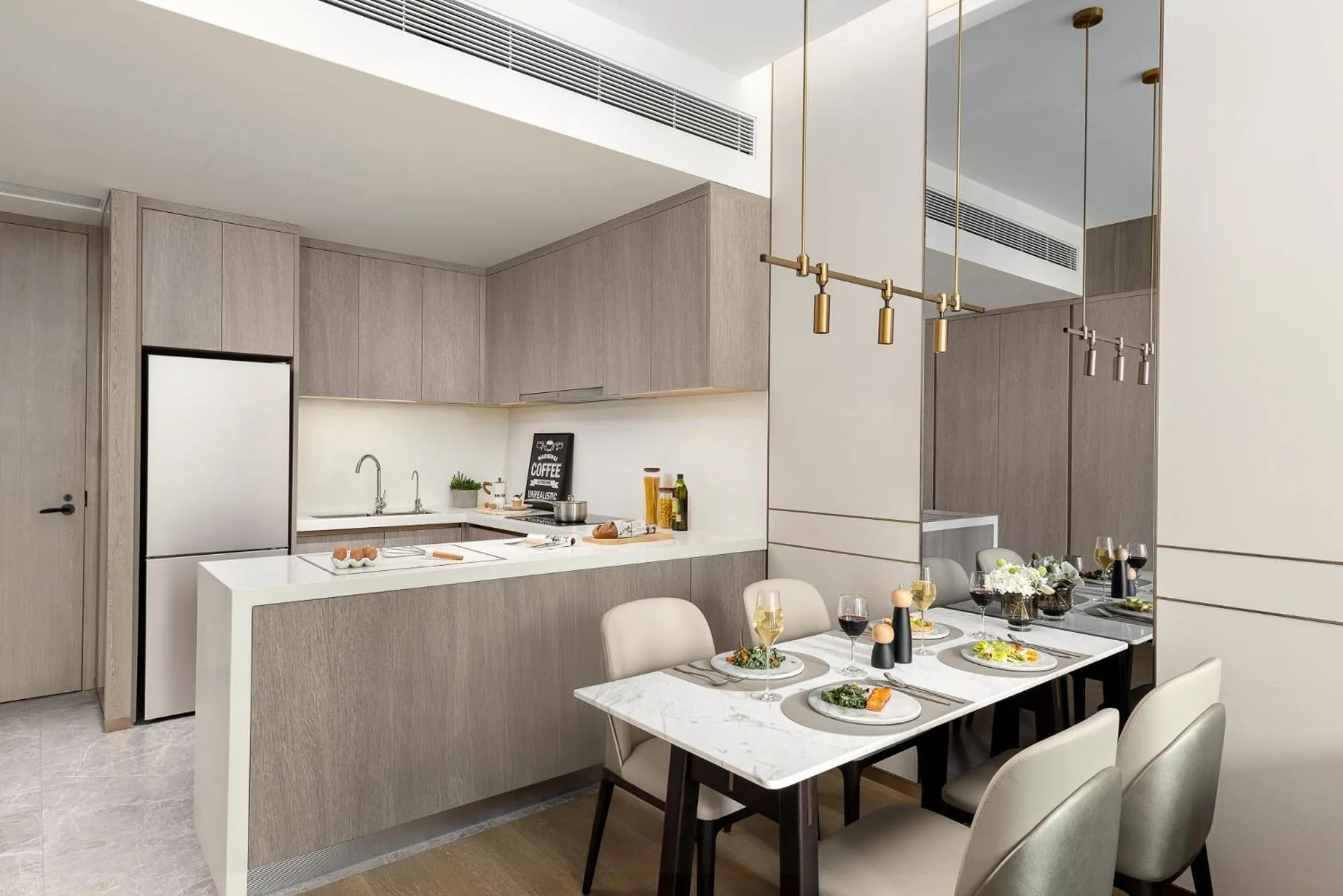 Kitchen or kitchenette in Somerset QPlex Shenzhen