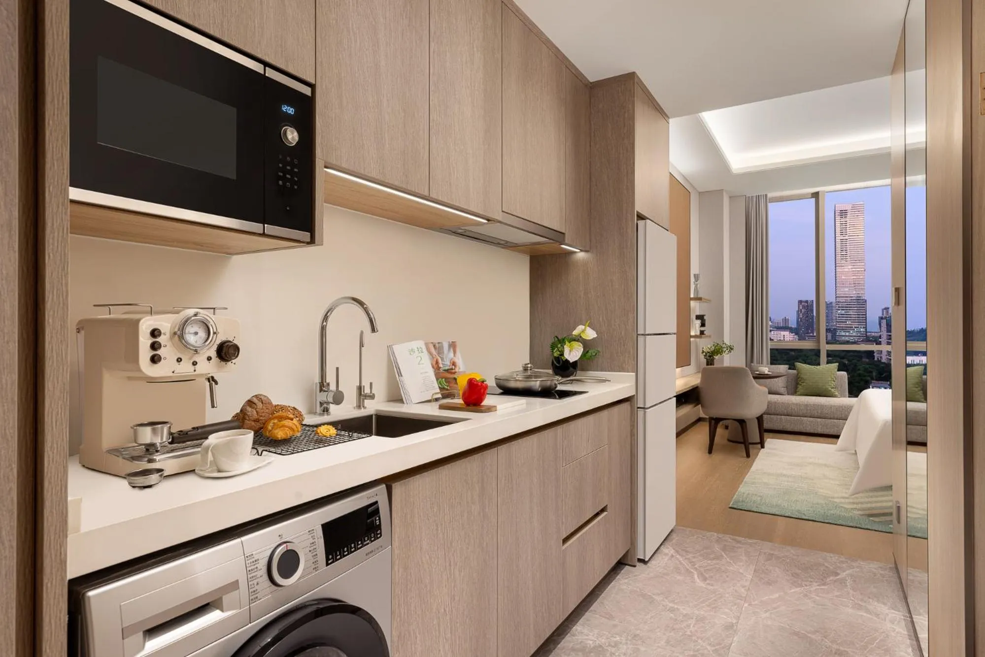 Kitchen or kitchenette in Somerset QPlex Shenzhen