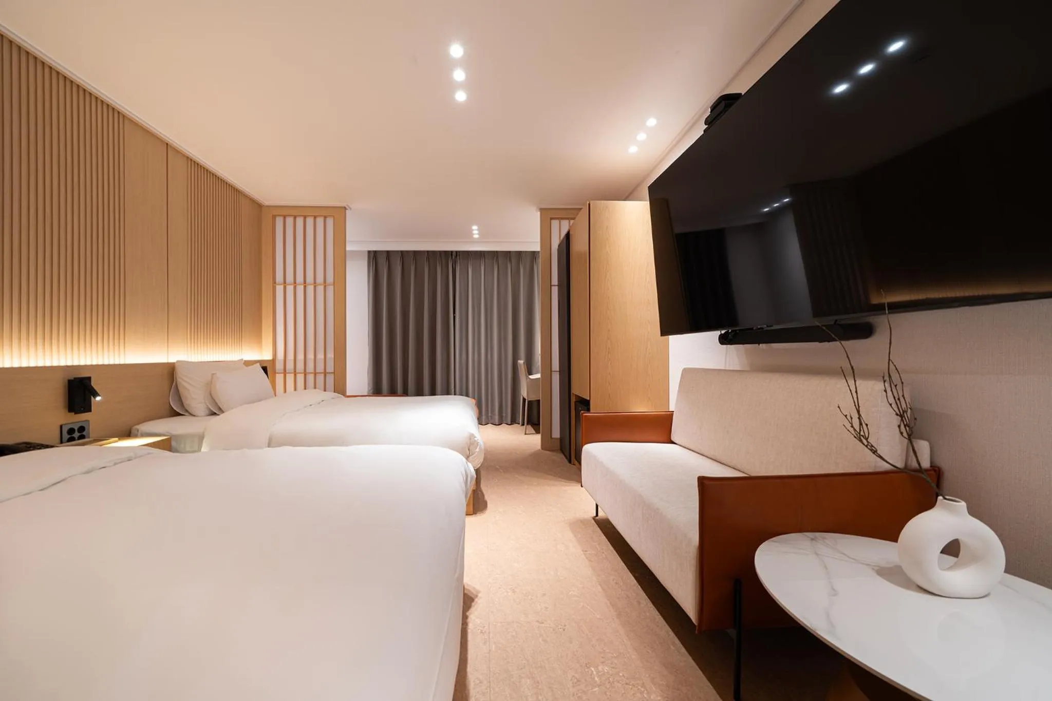 Bed in Browndot Incheon Airport New City