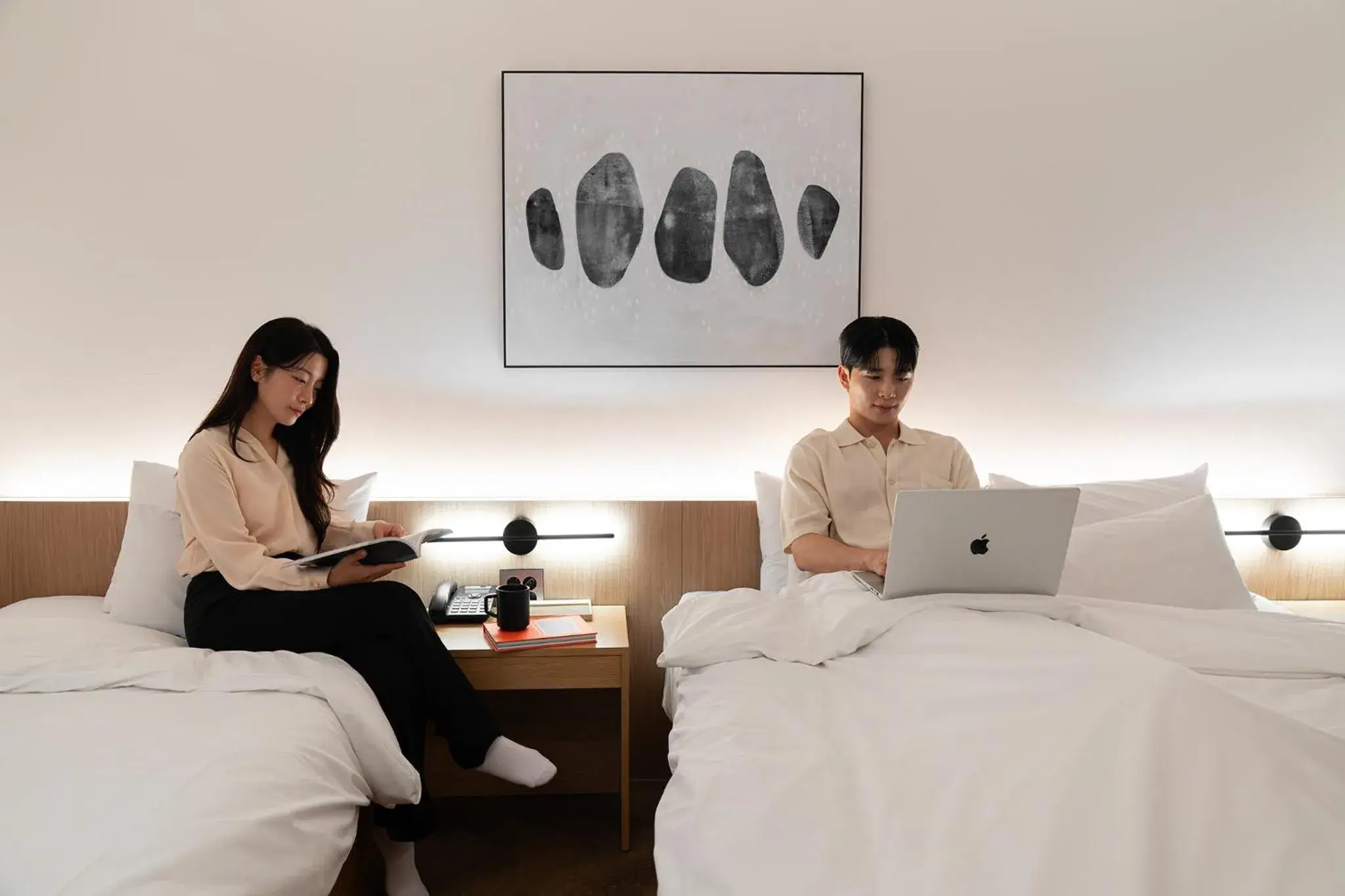 Bed in Browndot Incheon Airport New City Bed in Browndot Incheon Airport New City