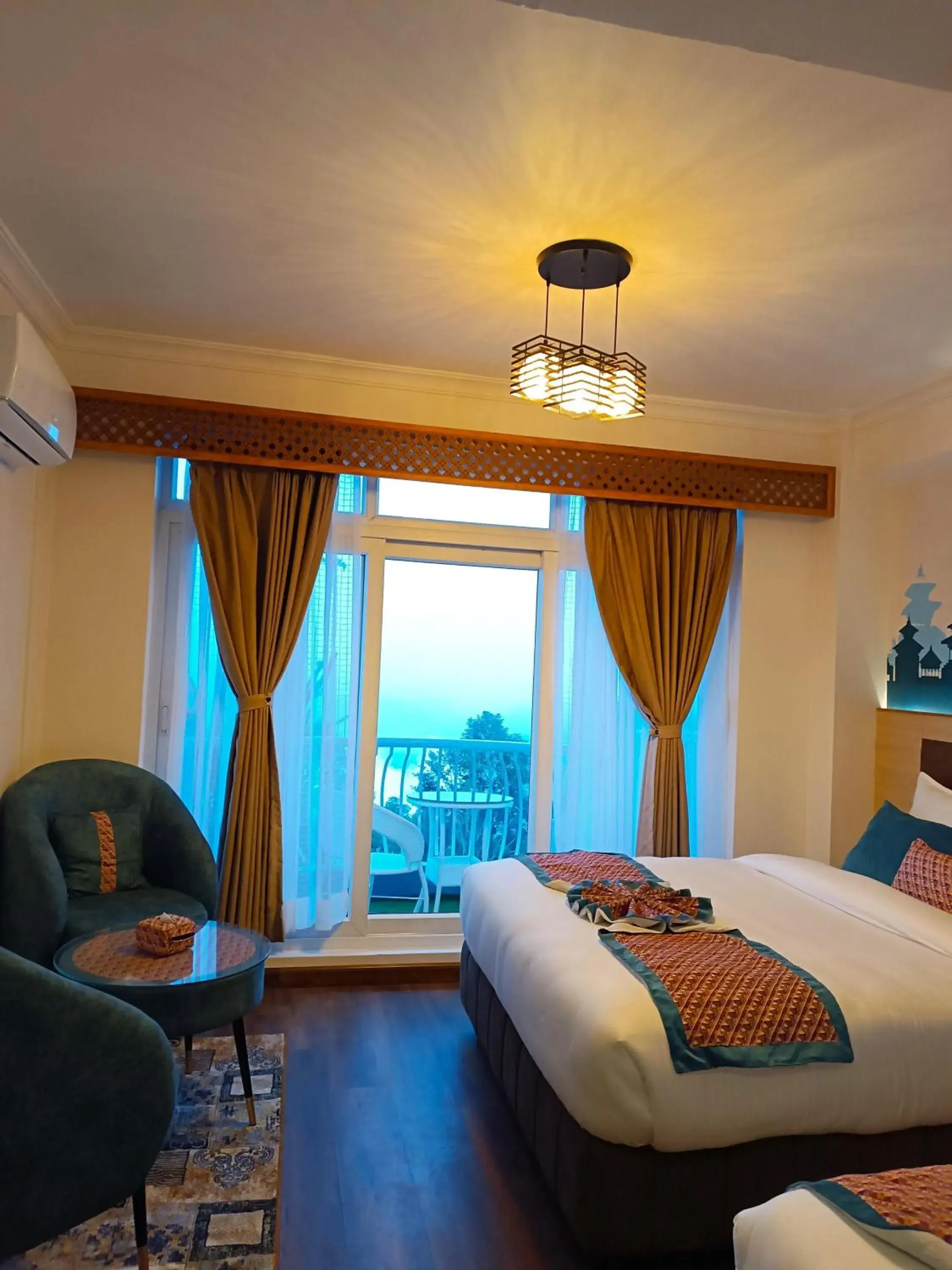Bed in Mountain Vista Retreat - Nagarkot Bed in Mountain Vista Retreat - Nagarkot
