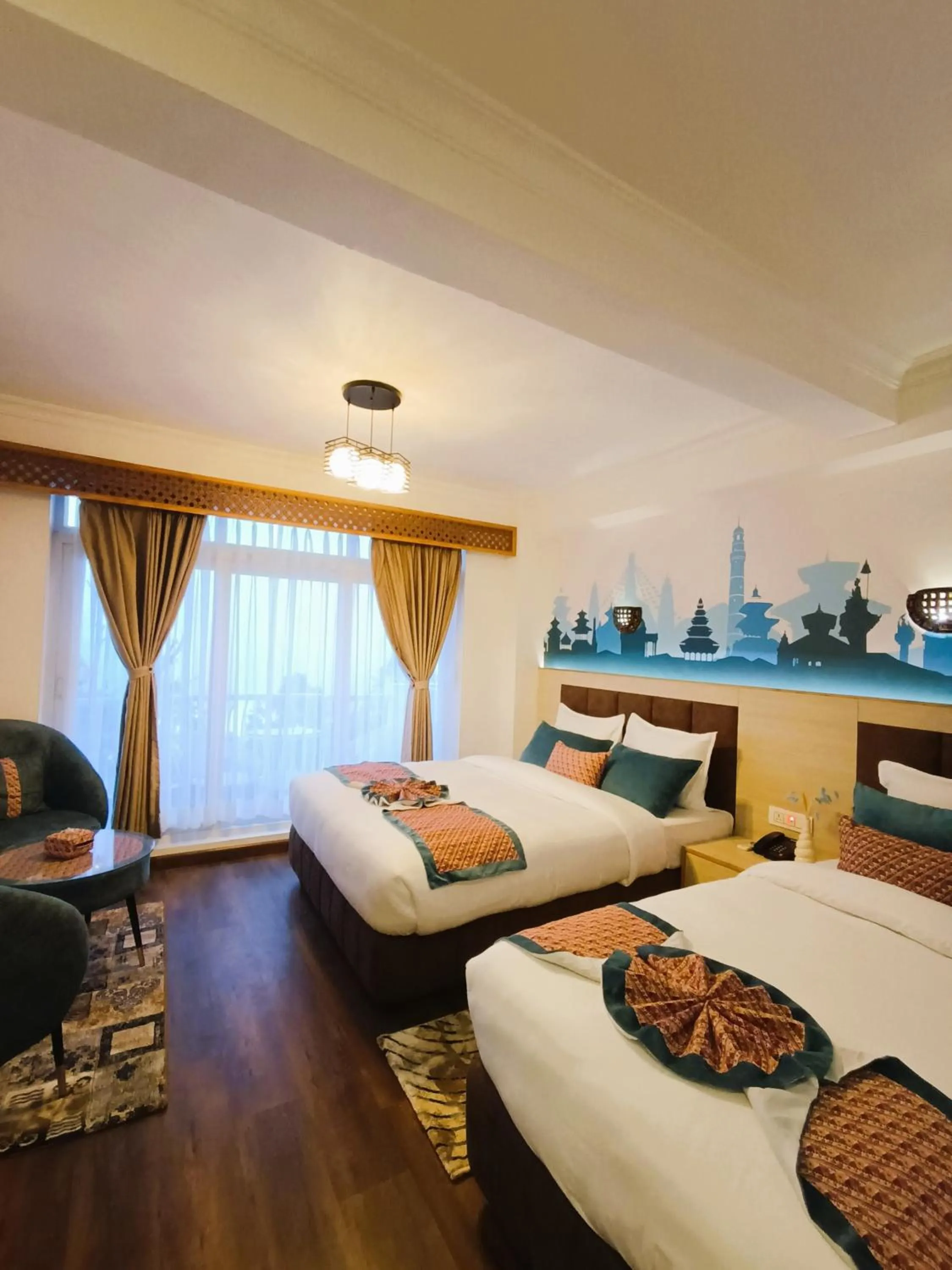 Bed in Mountain Vista Retreat - Nagarkot