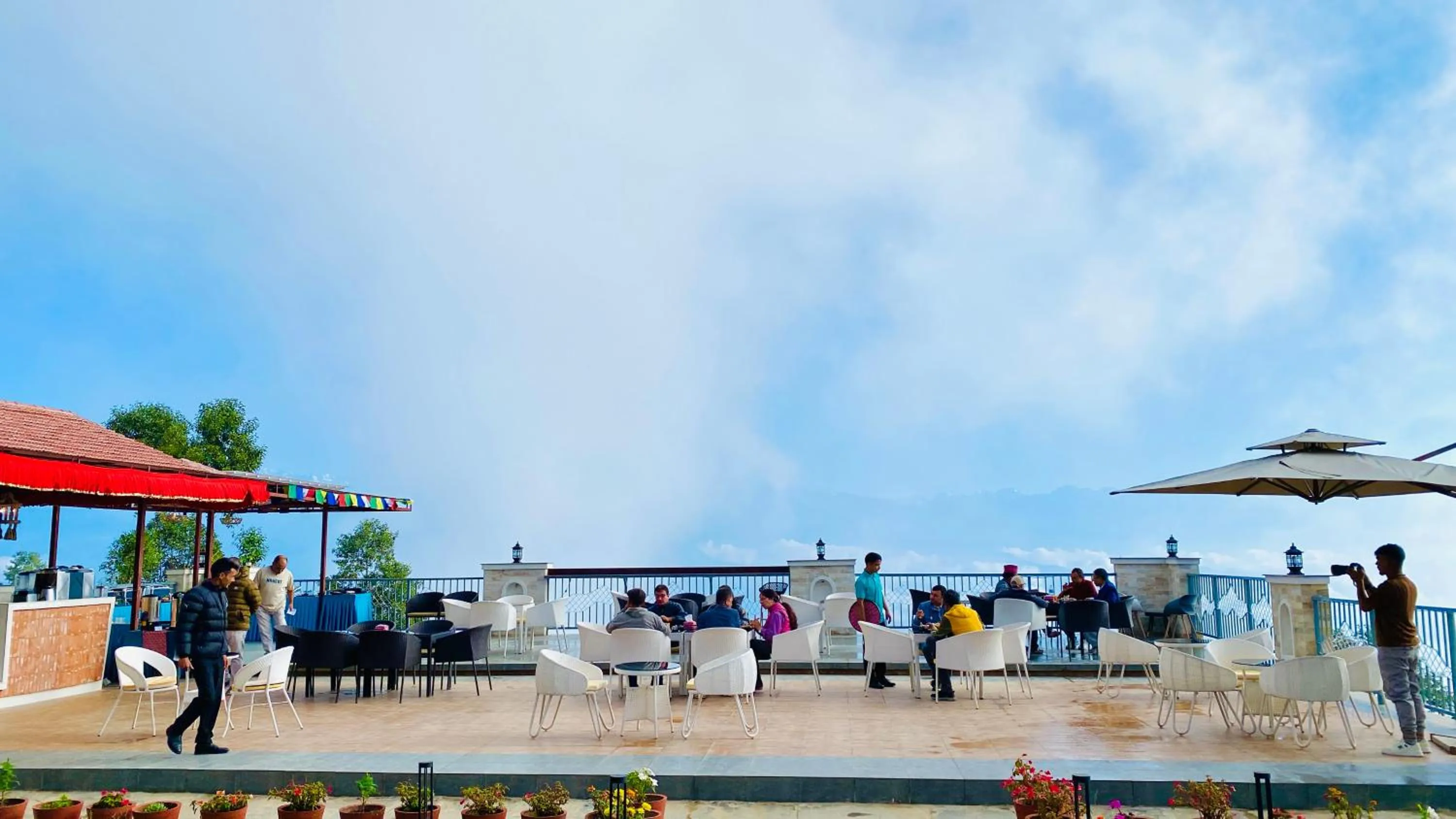 group of guests in Mountain Vista Retreat - Nagarkot