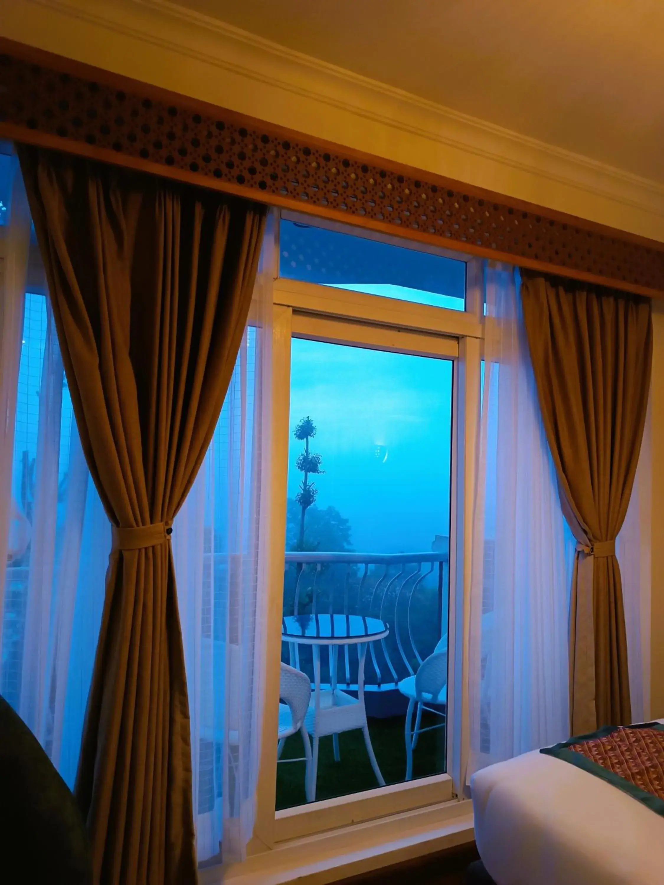 Balcony/Terrace, Bed in Mountain Vista Retreat - Nagarkot Balcony/Terrace, Bed in Mountain Vista Retreat - Nagarkot