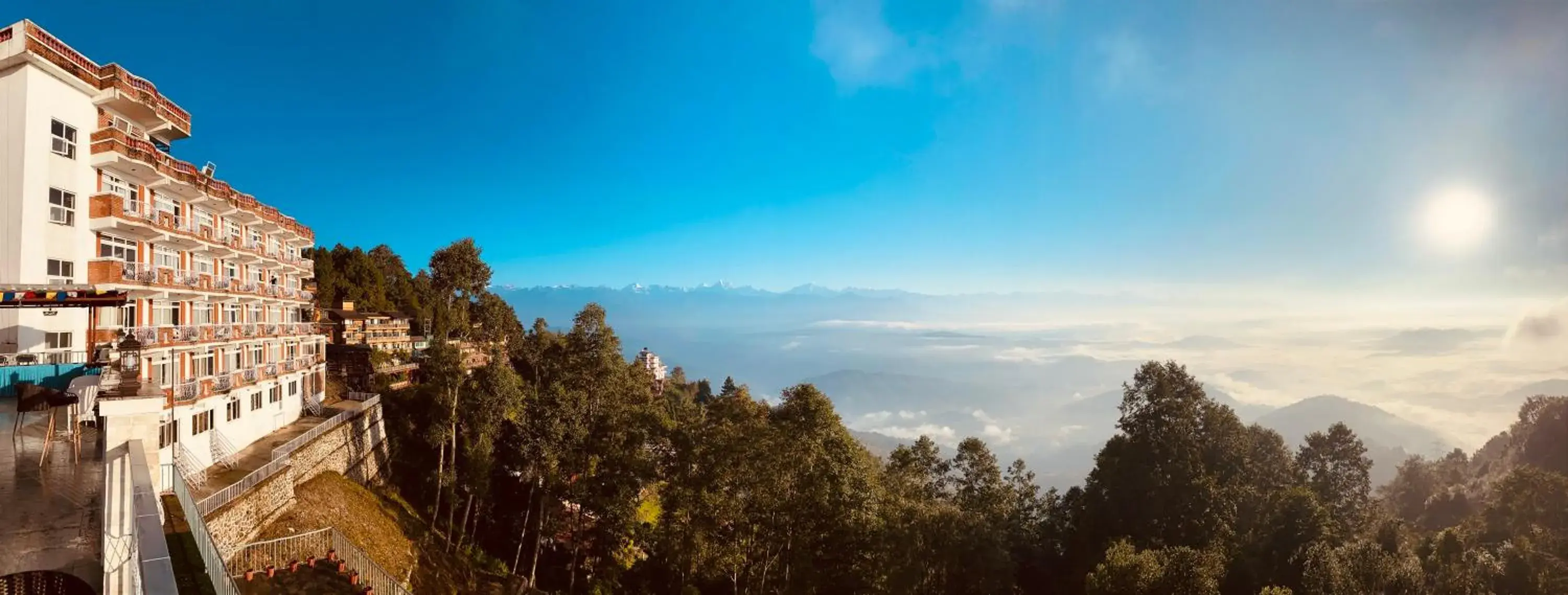 Property building in Mountain Vista Retreat - Nagarkot Property building in Mountain Vista Retreat - Nagarkot