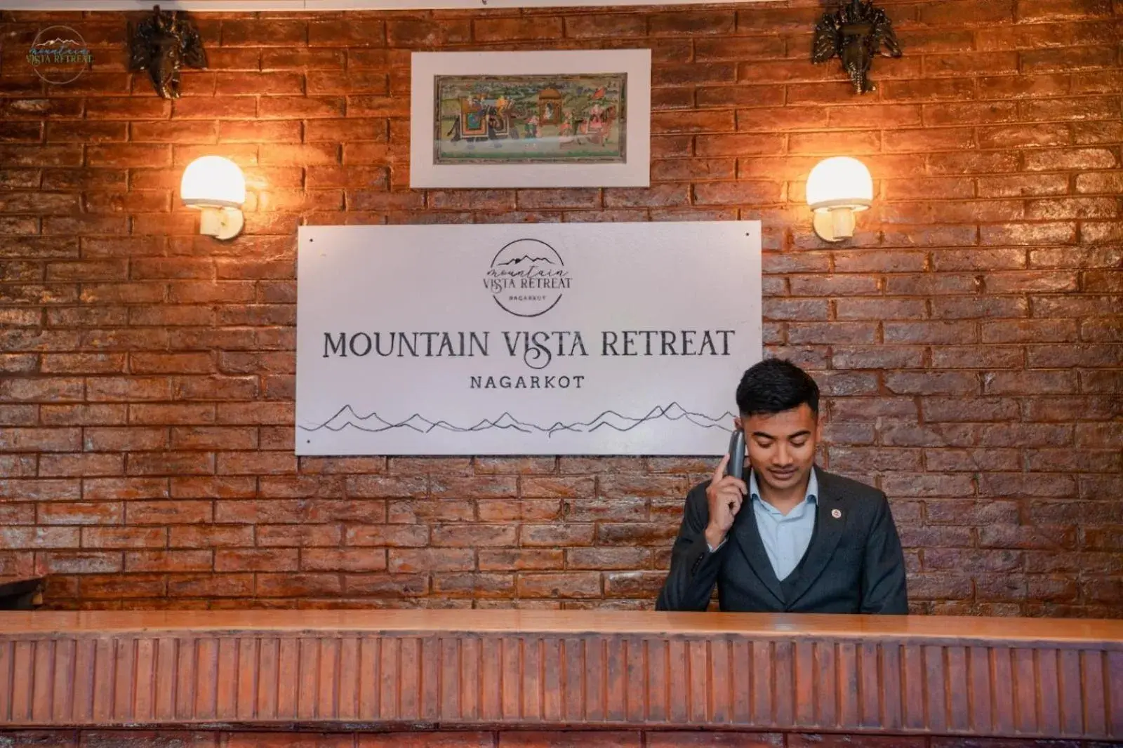 Lobby or reception in Mountain Vista Retreat - Nagarkot Lobby or reception in Mountain Vista Retreat - Nagarkot