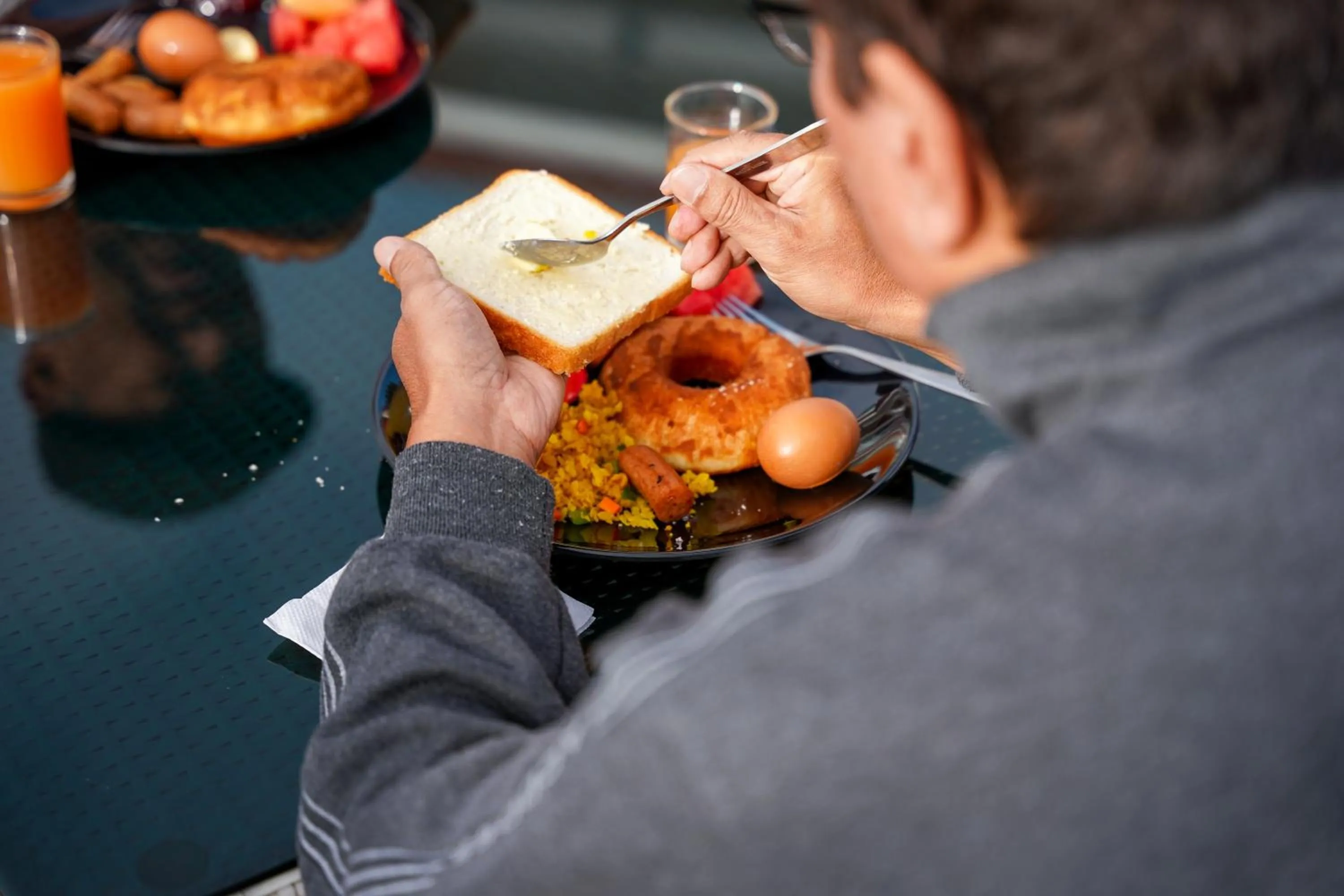 People in Mountain Vista Retreat - Nagarkot