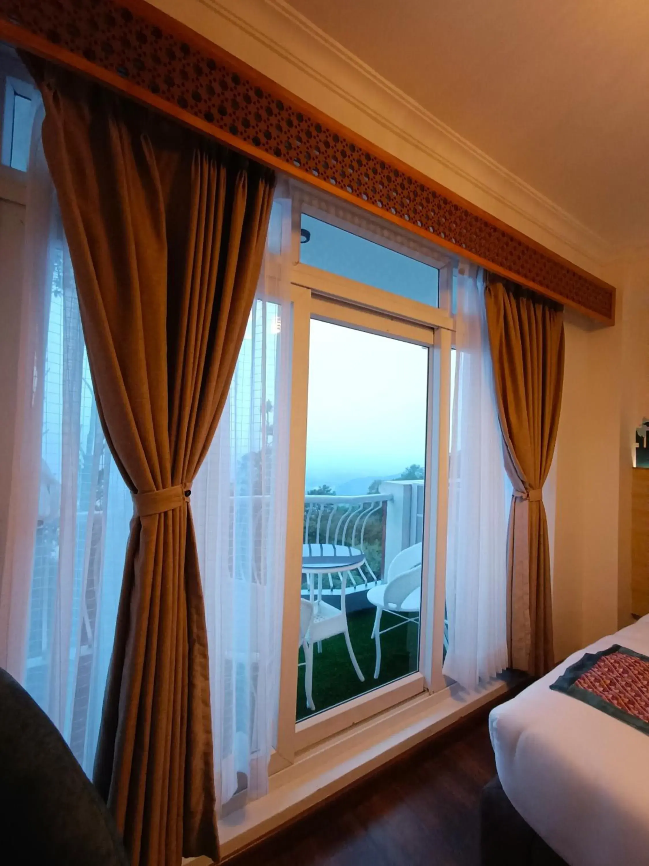 Balcony/Terrace, Bed in Mountain Vista Retreat - Nagarkot Balcony/Terrace, Bed in Mountain Vista Retreat - Nagarkot