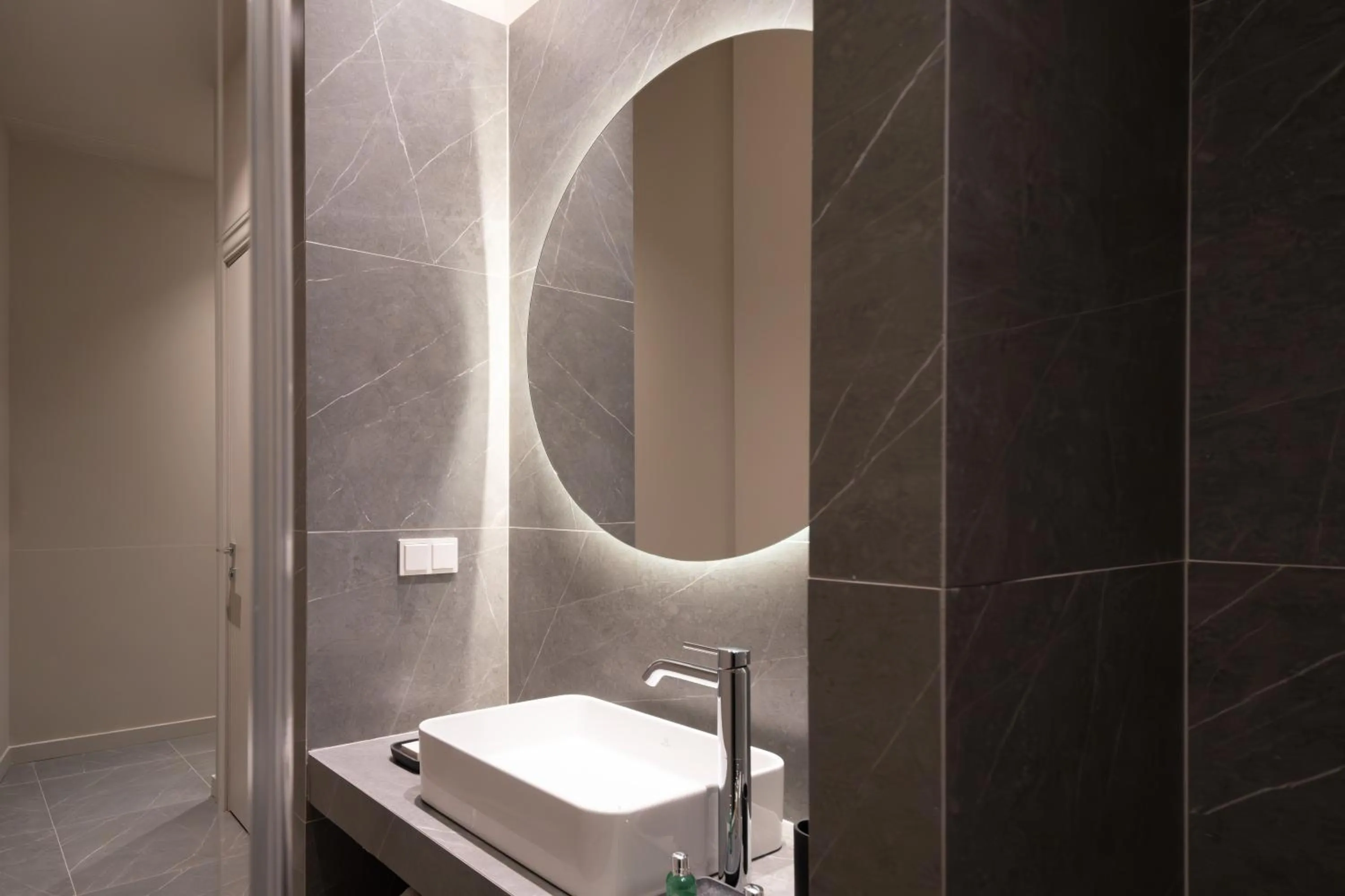 Bathroom in Nine Athens Hotel