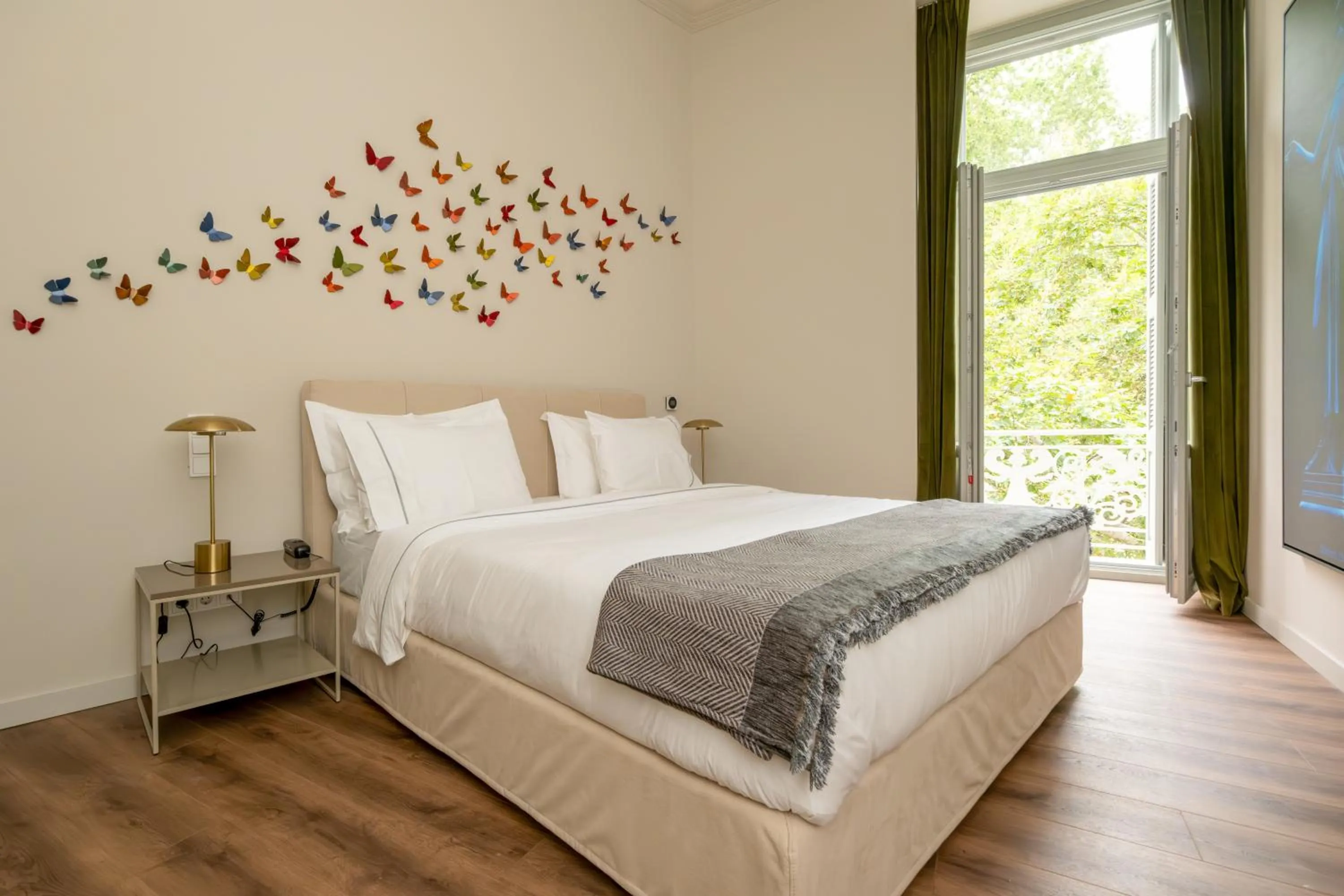 Bedroom, Bed in Nine Athens Hotel